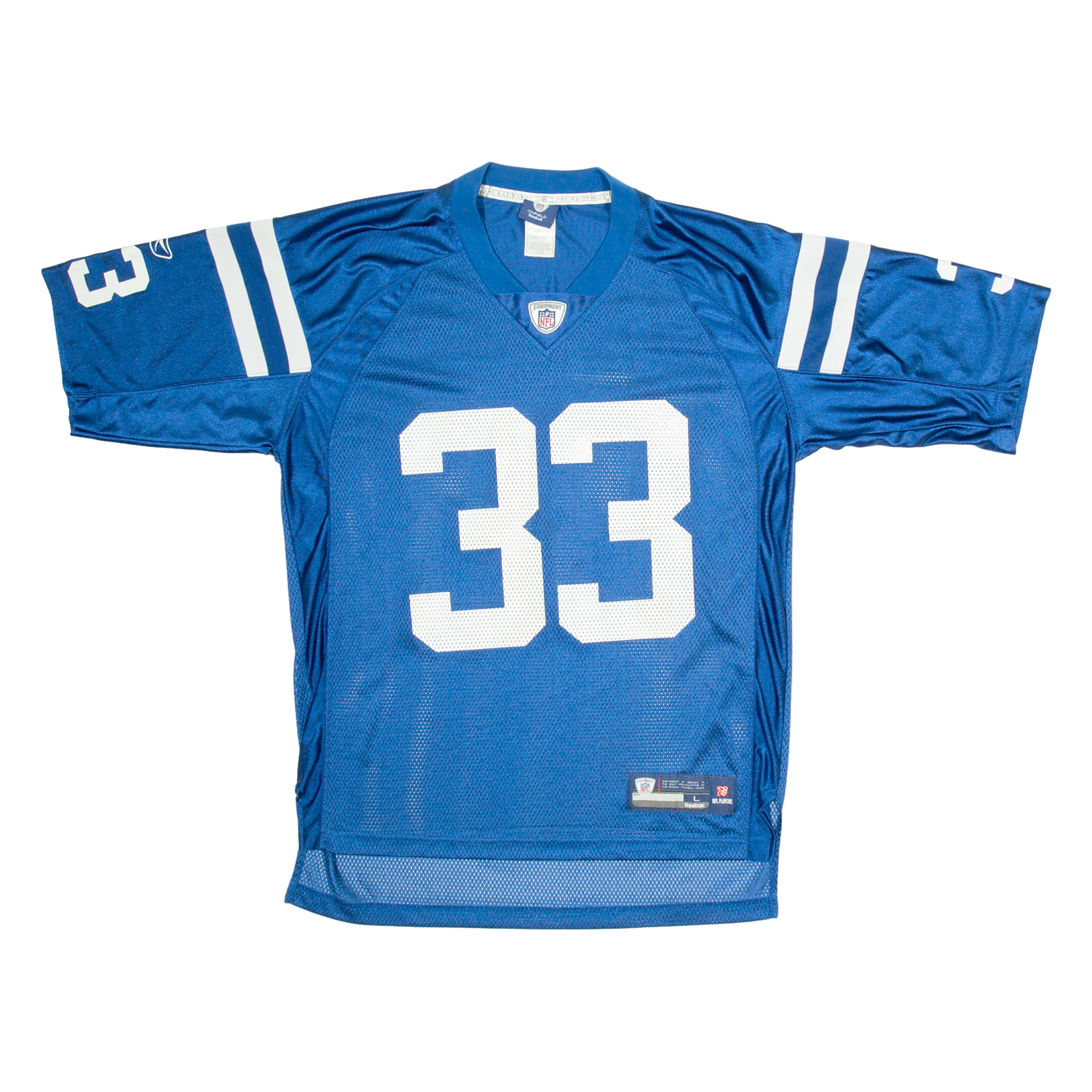 REEBOK NFL 33 Mens Jersey Blue USA V-Neck Nylon L Refurbished - N/A refurbished available on Cerqular