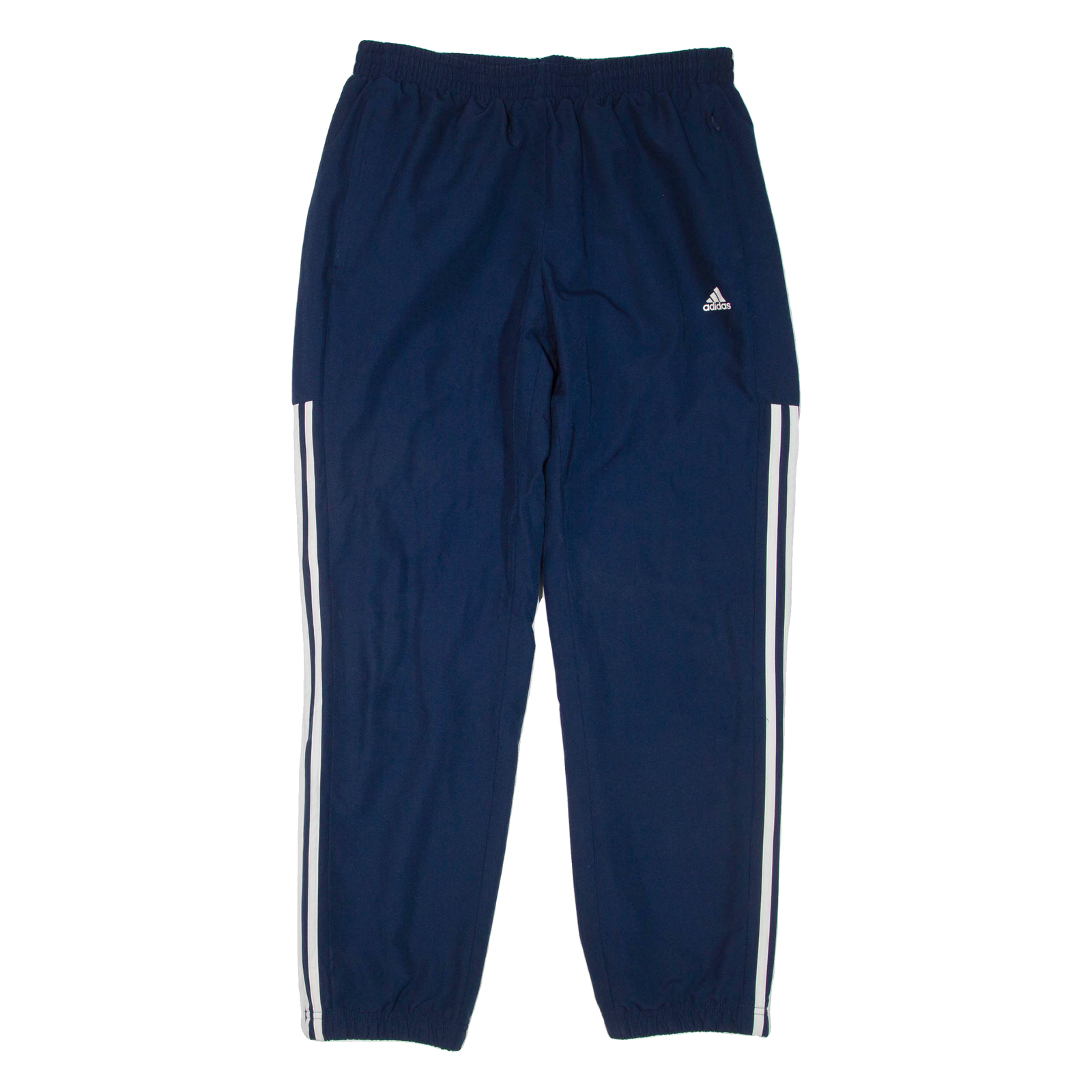 ADIDAS Mens Track Pants Blue Tapered L W30 L30 Refurbished - N/A refurbished available on Cerqular