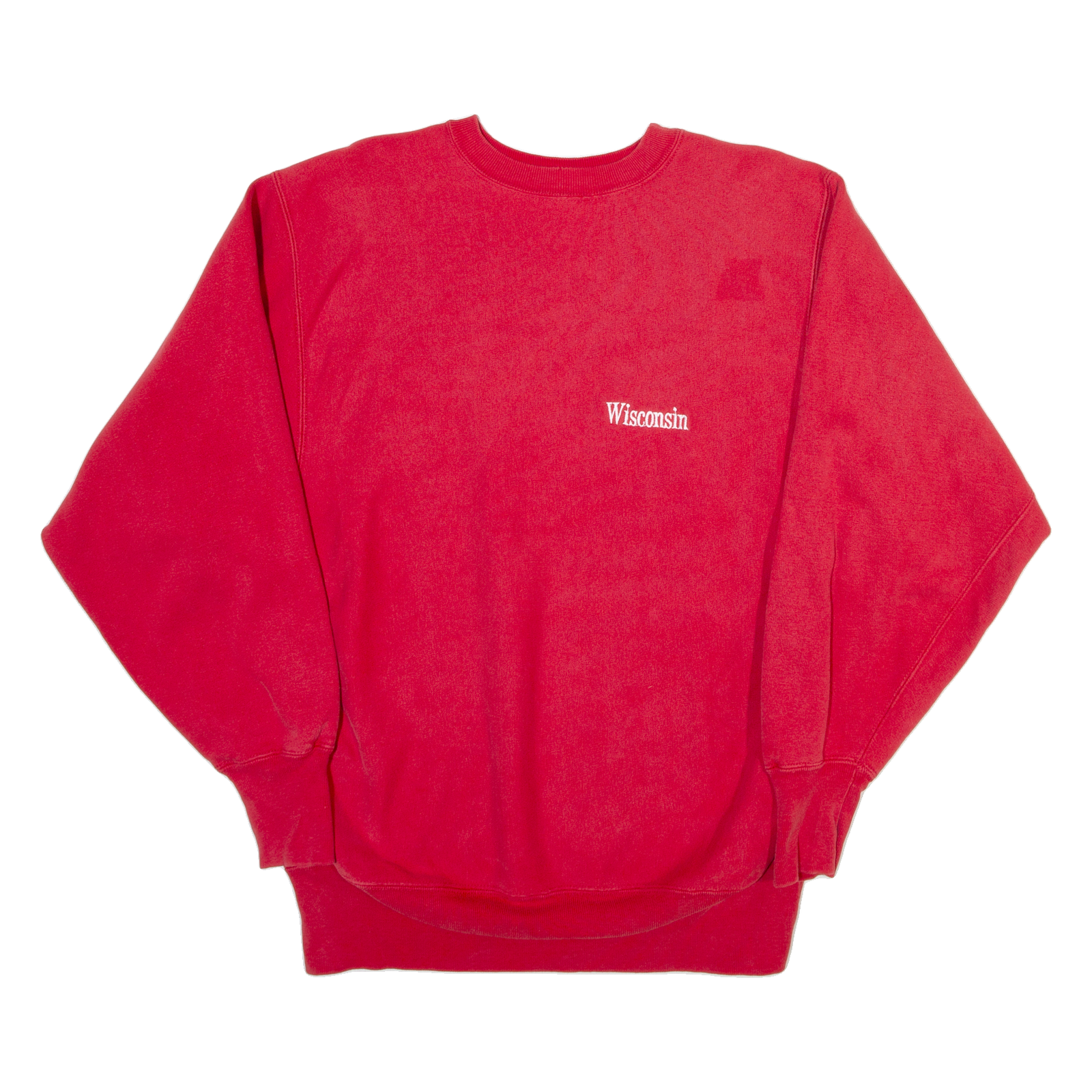 CHAMPION REVERSE WEAVE Wisconsin Mens Sweatshirt Red USA XL Refurbished - N/A refurbished available on Cerqular