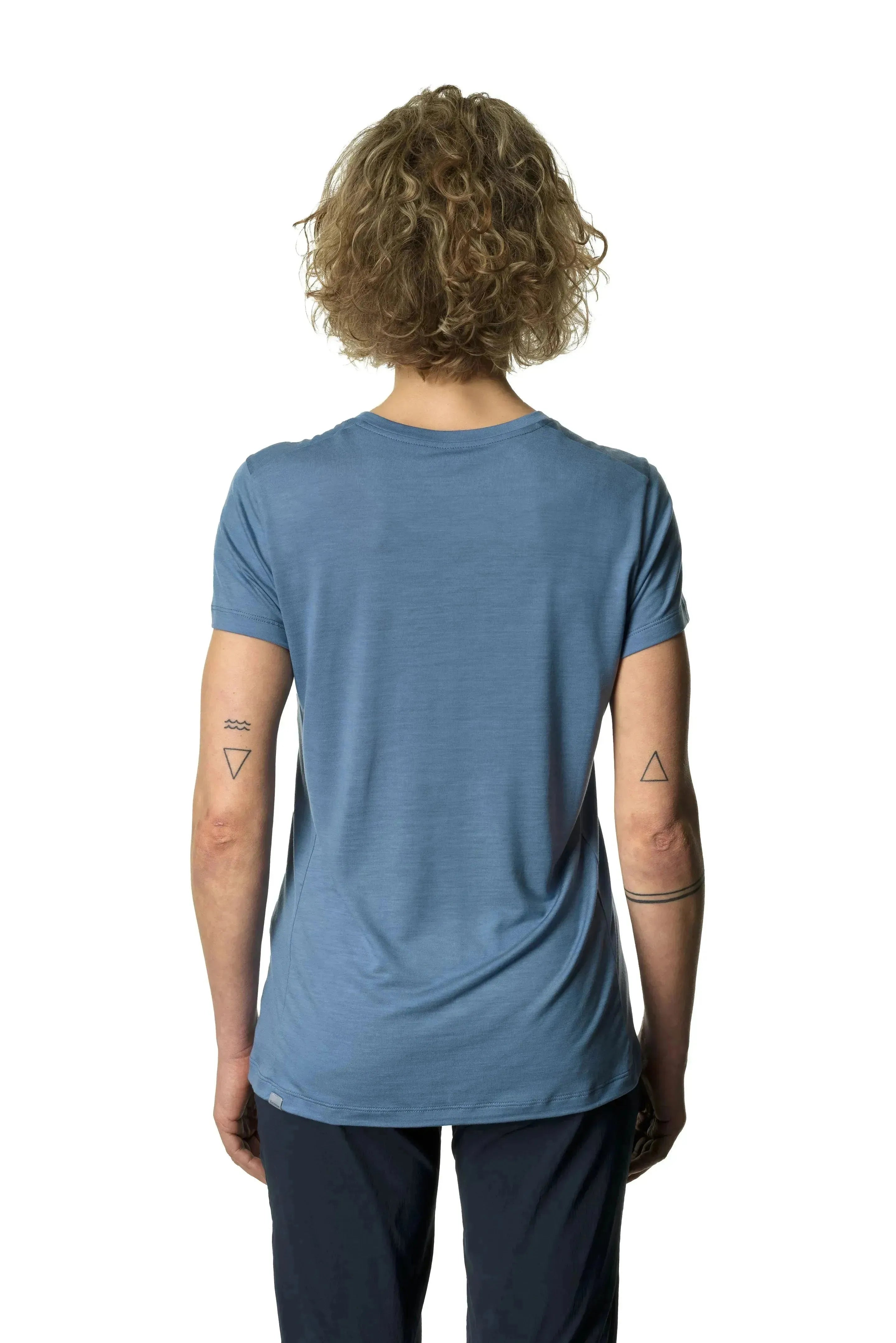 Buy W's Tree Tee | Color: True Blue | Size: XS Refurbished - $65.00 W's Tree Tee | Color: True Blue | Size: XS Refurbished - Houdini Sportswear refurbished available on Cerqular