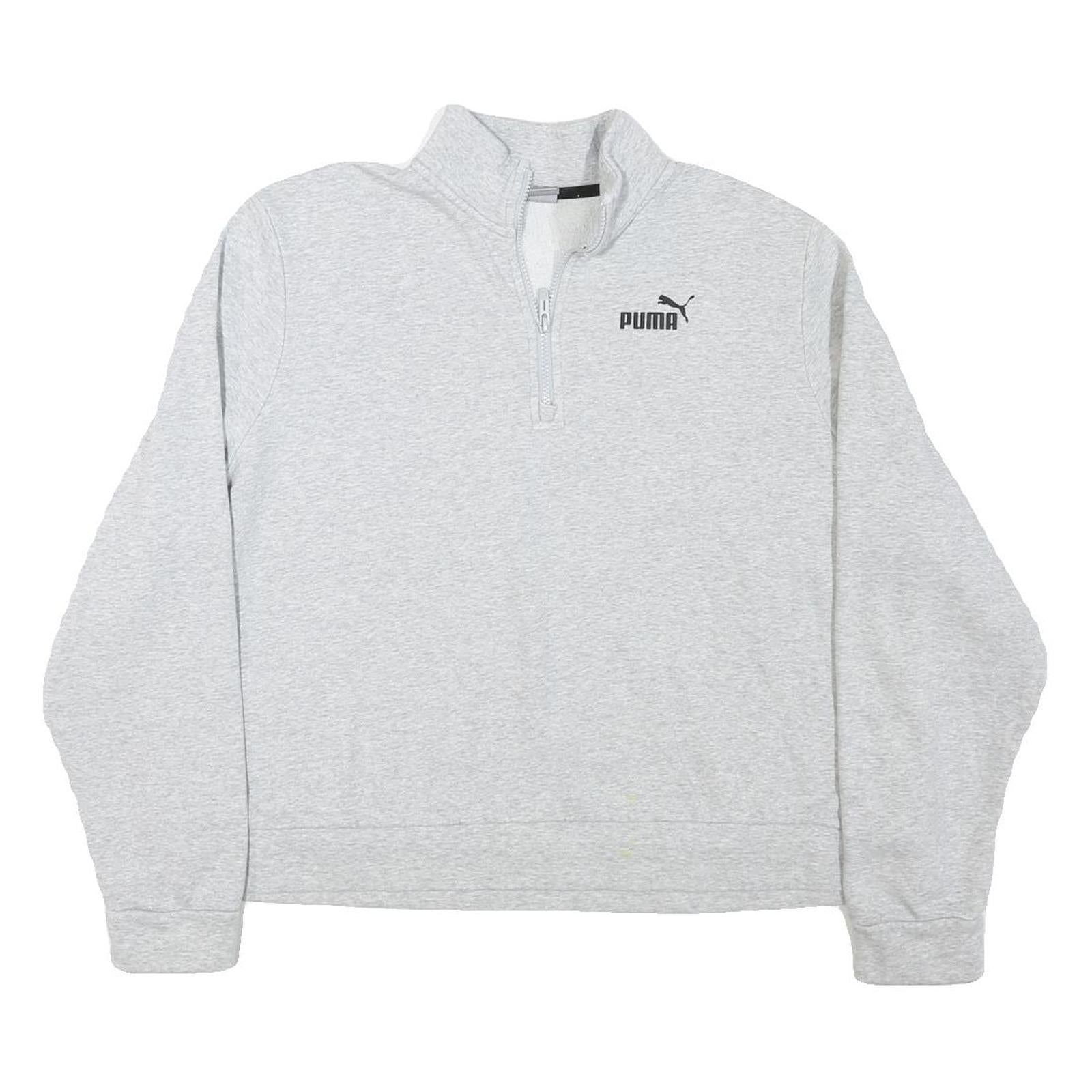 Buy PUMA Womens Grey 1/4 Zip Sweatshirt 3XL Cotton Blend Pullover Casual Refurbished - $24.69 PUMA Womens Grey 1/4 Zip Sweatshirt 3XL Cotton Blend Pullover Casual Refurbished - N/A refurbished available on Cerqular