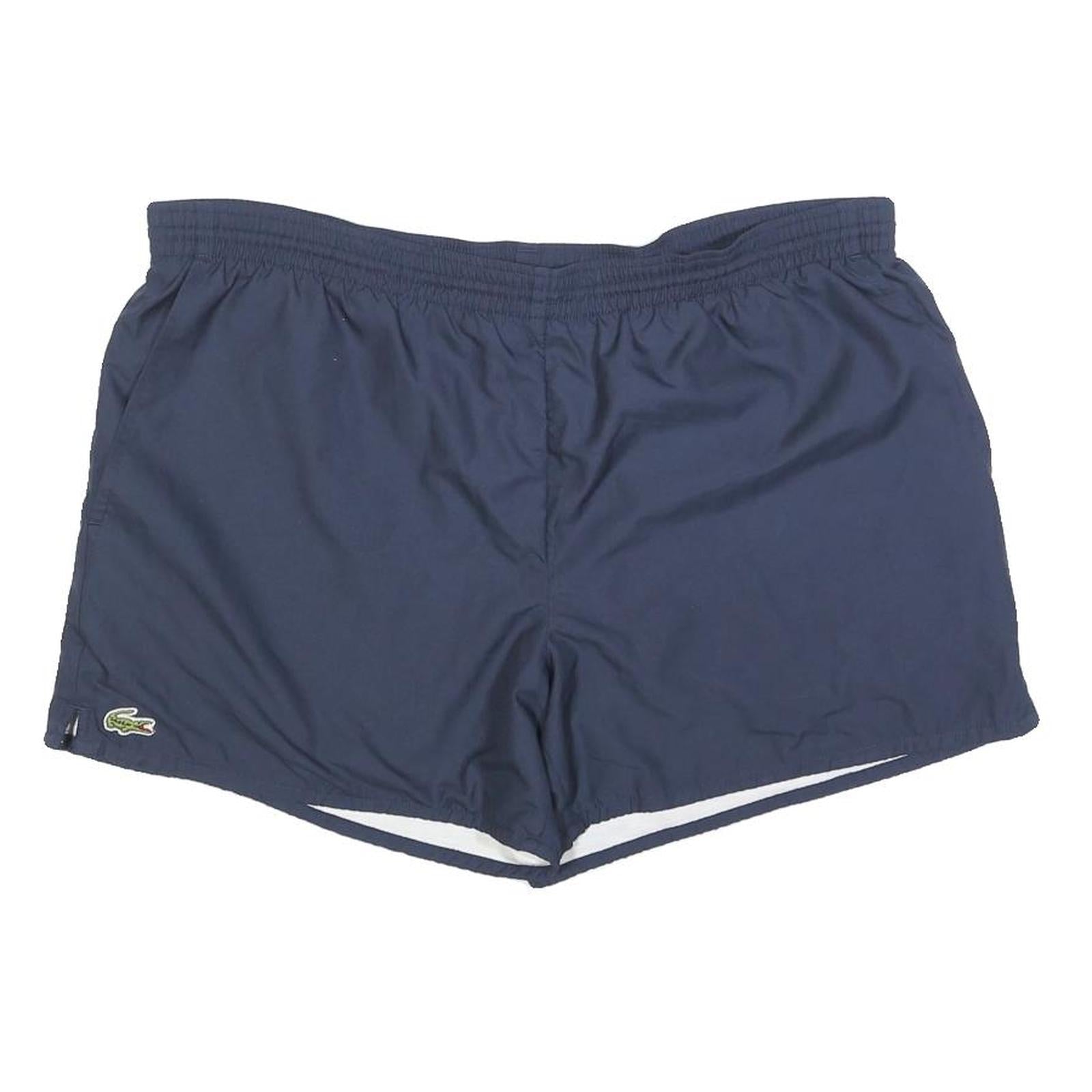LACOSTE Womens Shorts Blue Casual Plain XL W38 Lightweight Summer Swimwear Refurbished - N/A refurbished available on Cerqular