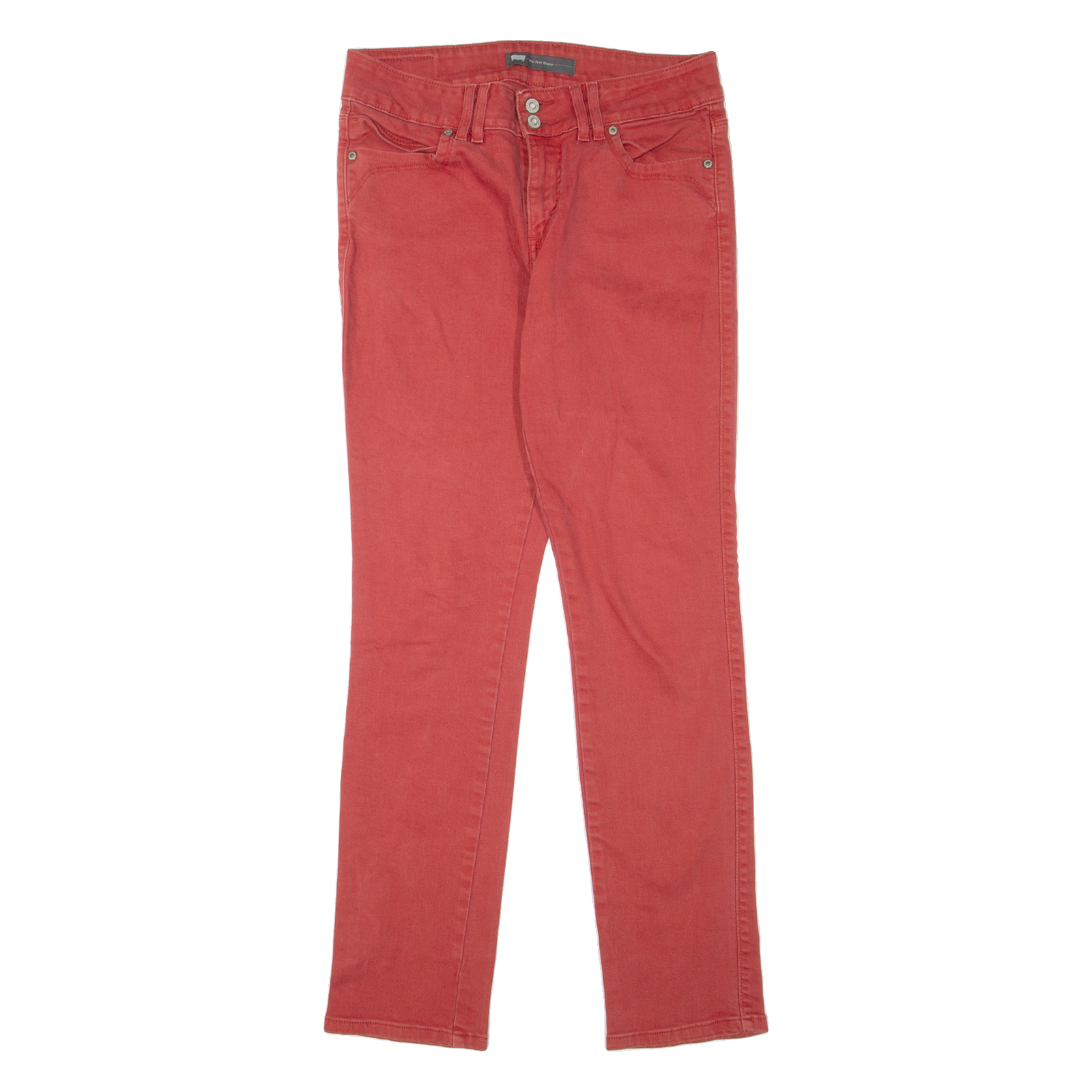 LEVI'S Mid Rise Womens Jeans Red Slim Skinny W29 L30 Refurbished - N/A refurbished available on Cerqular