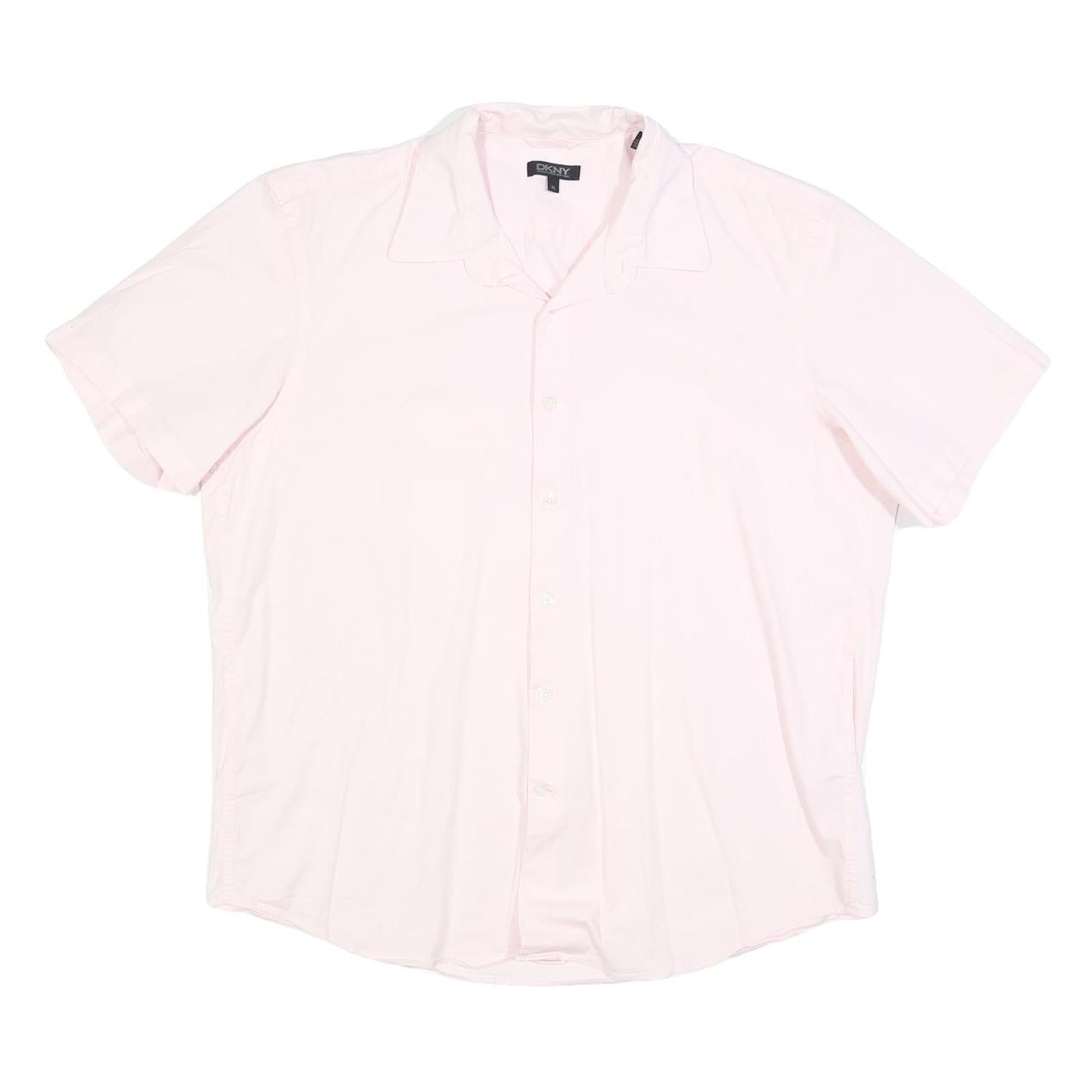 Buy DKNY Mens Pink Plain Shirt XL Cotton Blend Casual Short Sleeve Summer Refurbished - $32.49 DKNY Mens Pink Plain Shirt XL Cotton Blend Casual Short Sleeve Summer Refurbished - N/A refurbished available on Cerqular