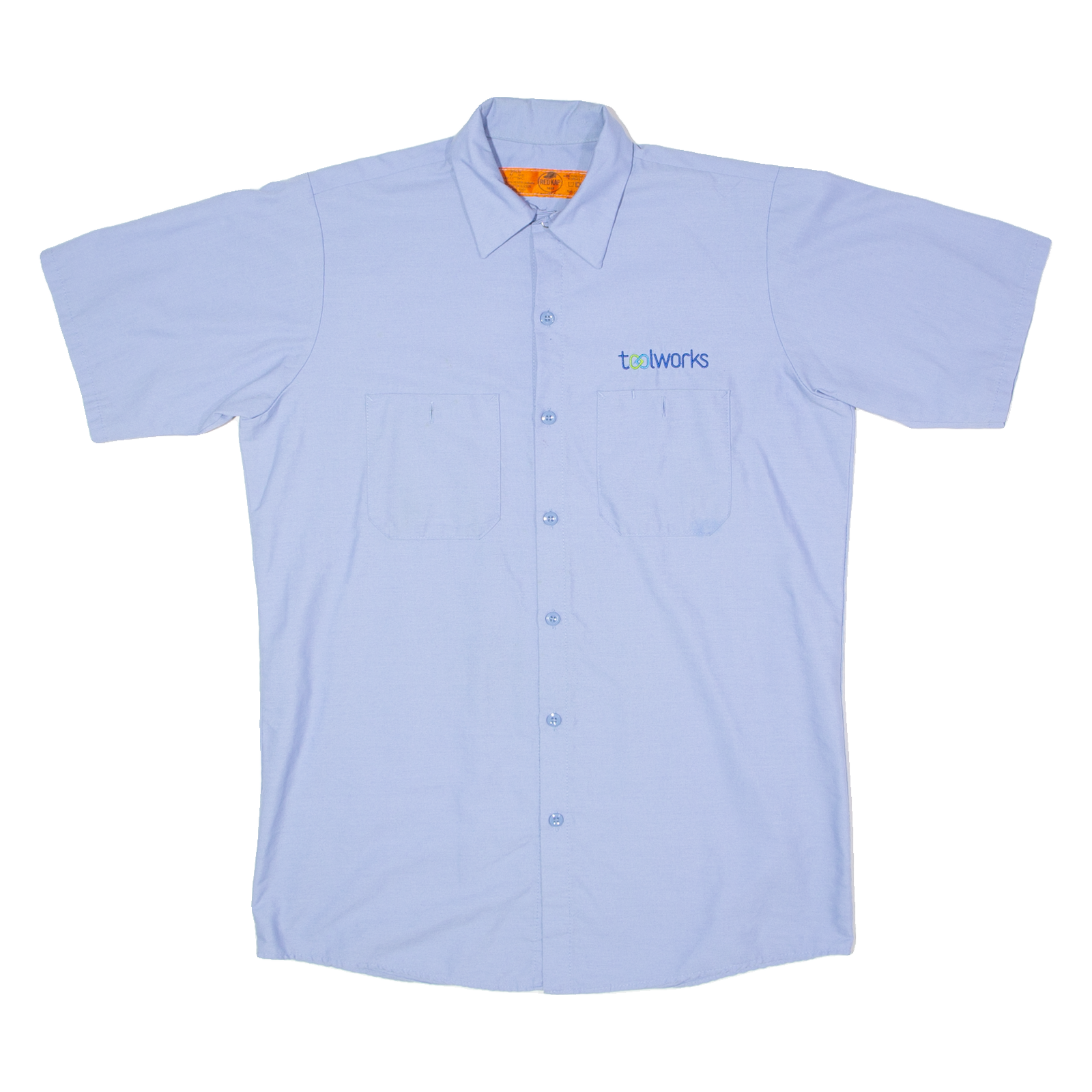 RED KAP Tool Works Mens Worker Shirt Blue M Refurbished - N/A refurbished available on Cerqular