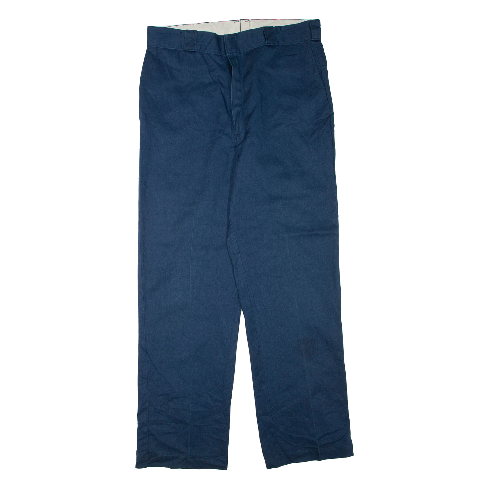 DICKIES Mens Trousers Blue Regular Straight Cashmere W36 L32 Refurbished - N/A refurbished available on Cerqular