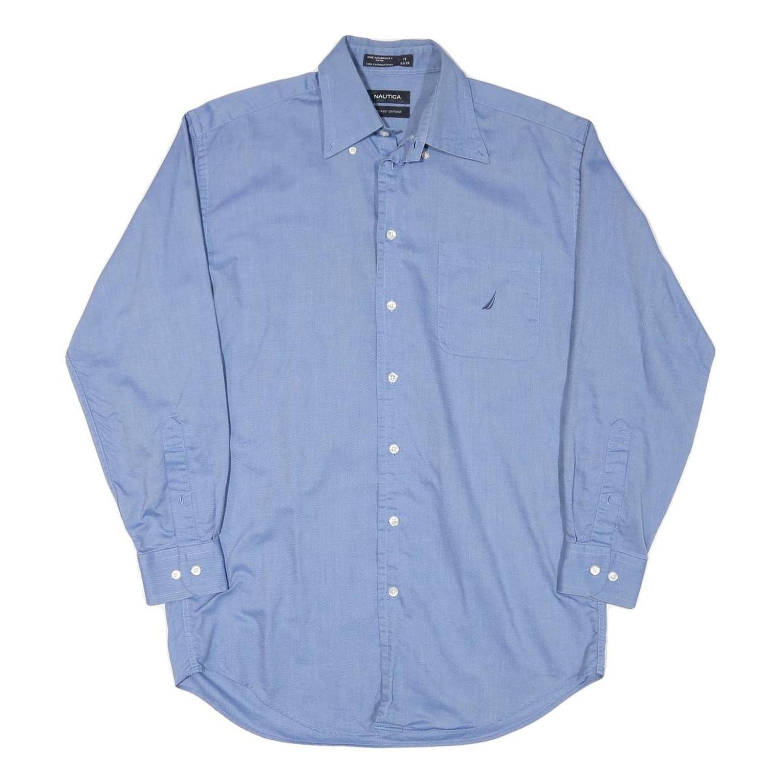 Buy NAUTICA Mens Blue Shirt M Cotton Blend Button Down Collar Long Sleeve Classic Refurbished - $25.99 NAUTICA Mens Blue Shirt M Cotton Blend Button Down Collar Long Sleeve Classic Refurbished - N/A refurbished available on Cerqular