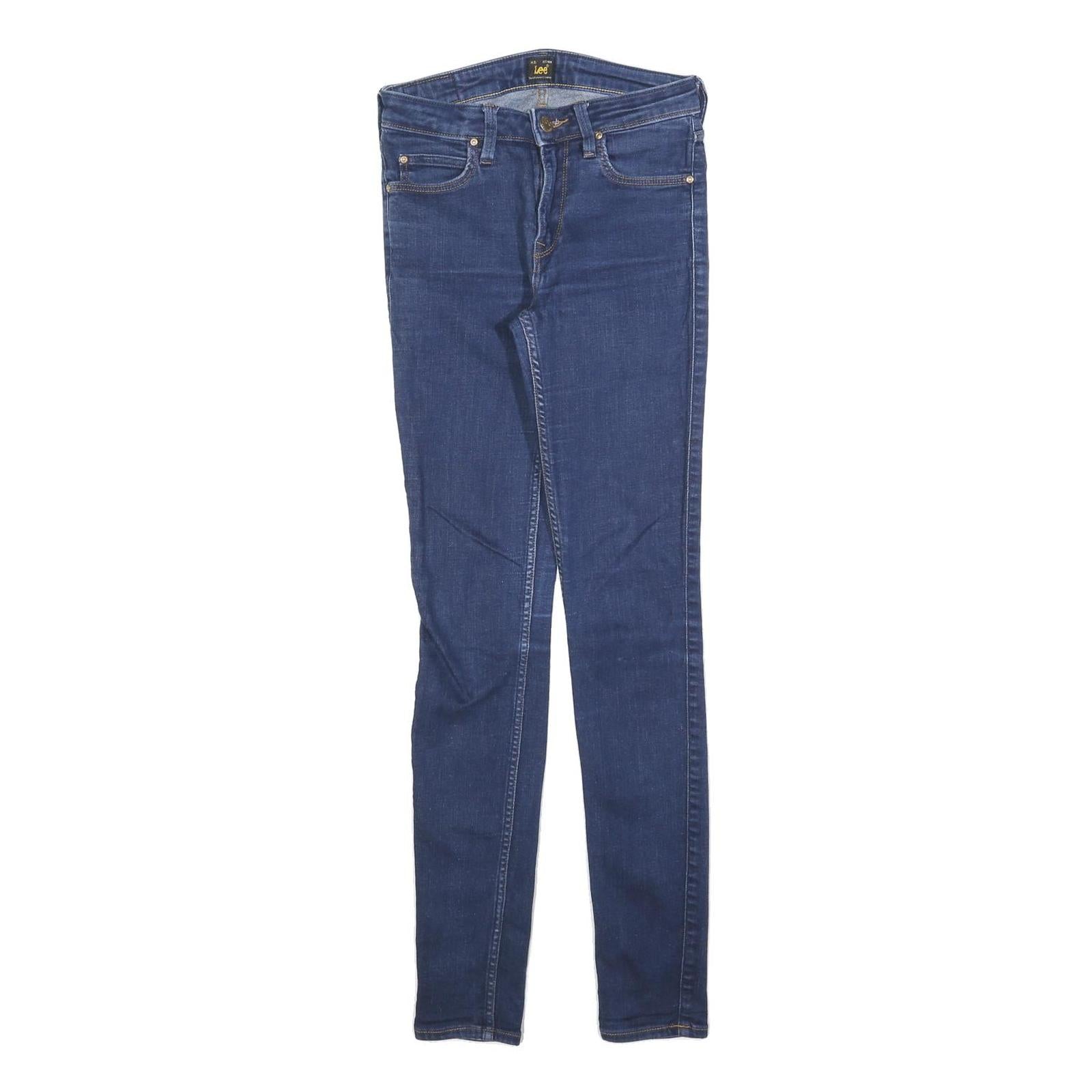 LEE Womens Slim Slim Fit Blue Denim Cotton Blend Jeans W28 L33 Stylish Refurbished - N/A refurbished available on Cerqular