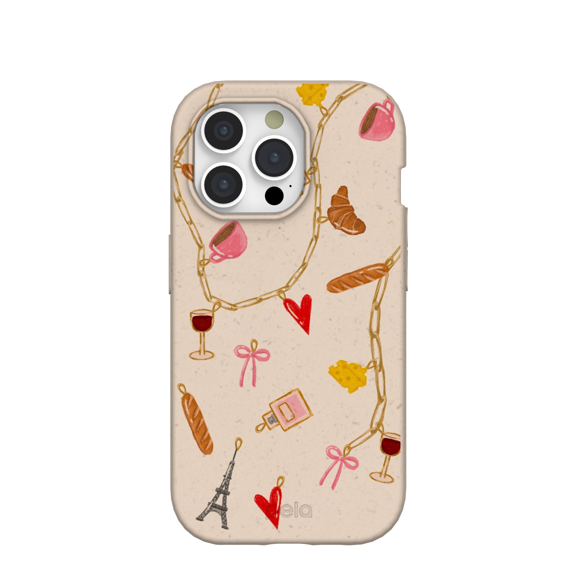 Seashell City of Love iPhone 15 Pro Case Refurbished - Pela Case refurbished available on Cerqular