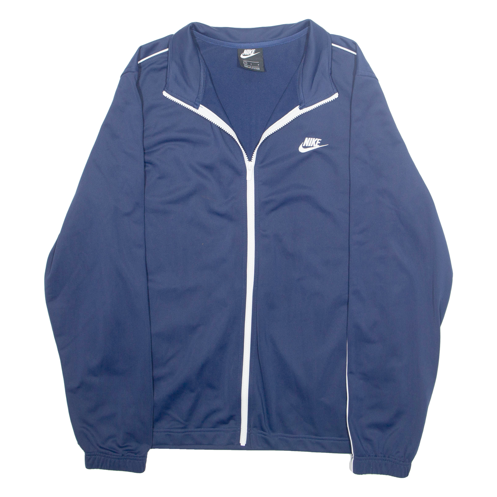 NIKE Mens Track Jacket Blue L Refurbished - N/A refurbished available on Cerqular