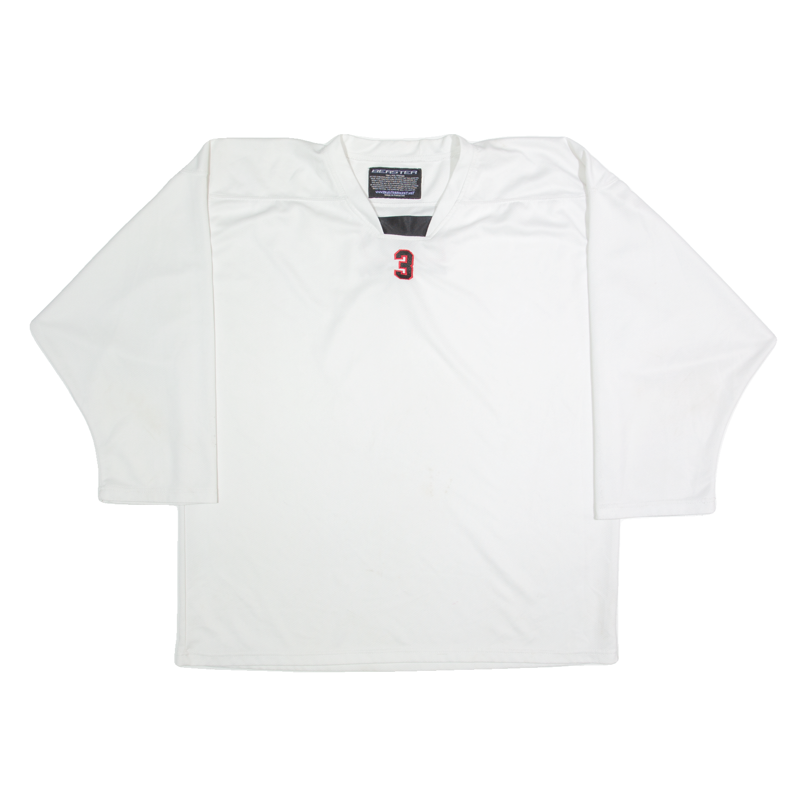 BEASTER Mens Jersey White Long Sleeve USA V-Neck XL Refurbished - N/A refurbished available on Cerqular
