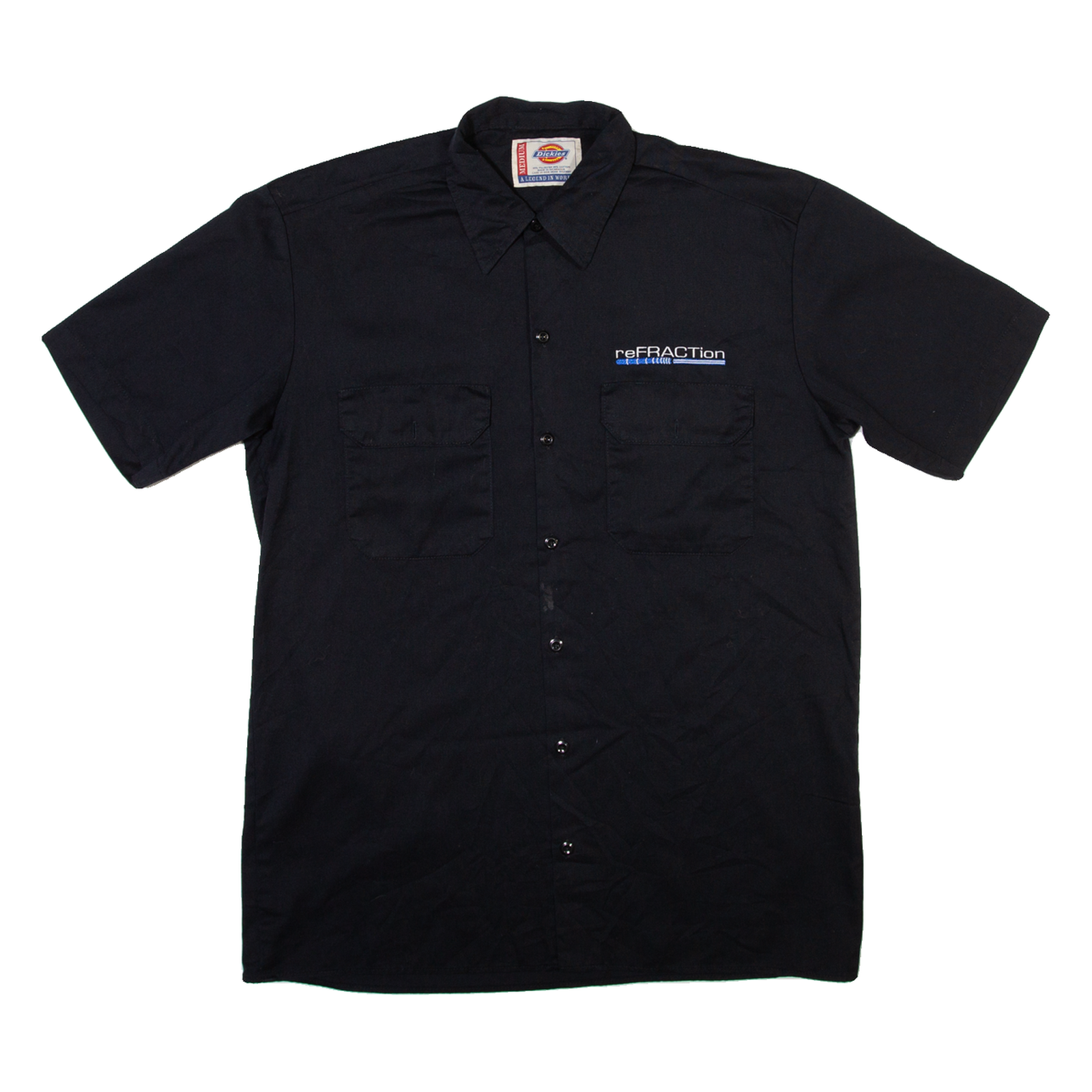DICKIES Mens Worker Shirt Black M Refurbished - N/A refurbished available on Cerqular