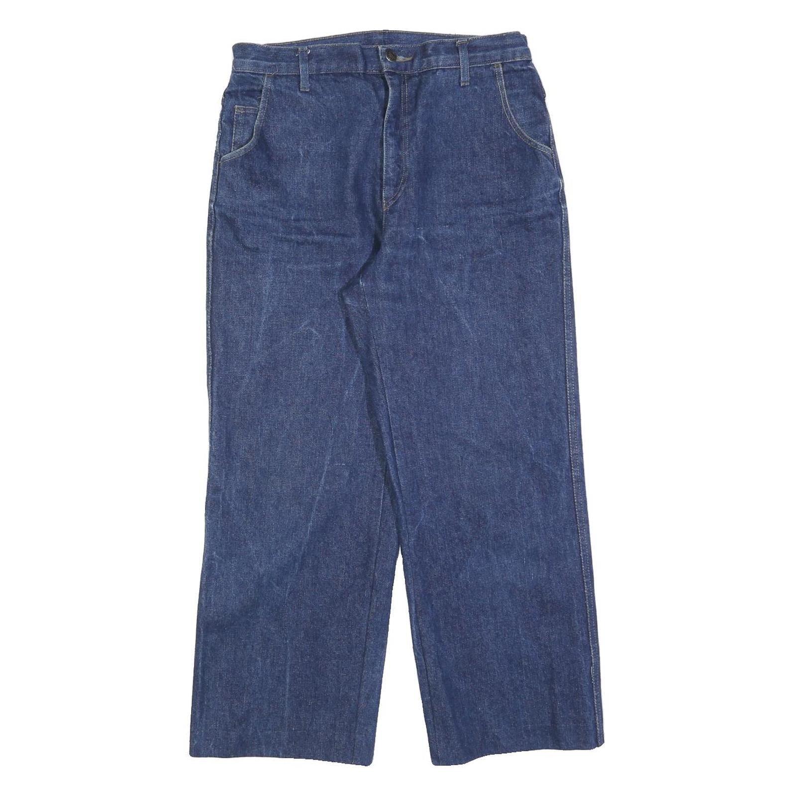 LIFE JEANS Womens Relaxed Denim Jeans Blue Cotton Blend W30 L26 Zip Pockets Refurbished - N/A refurbished available on Cerqular