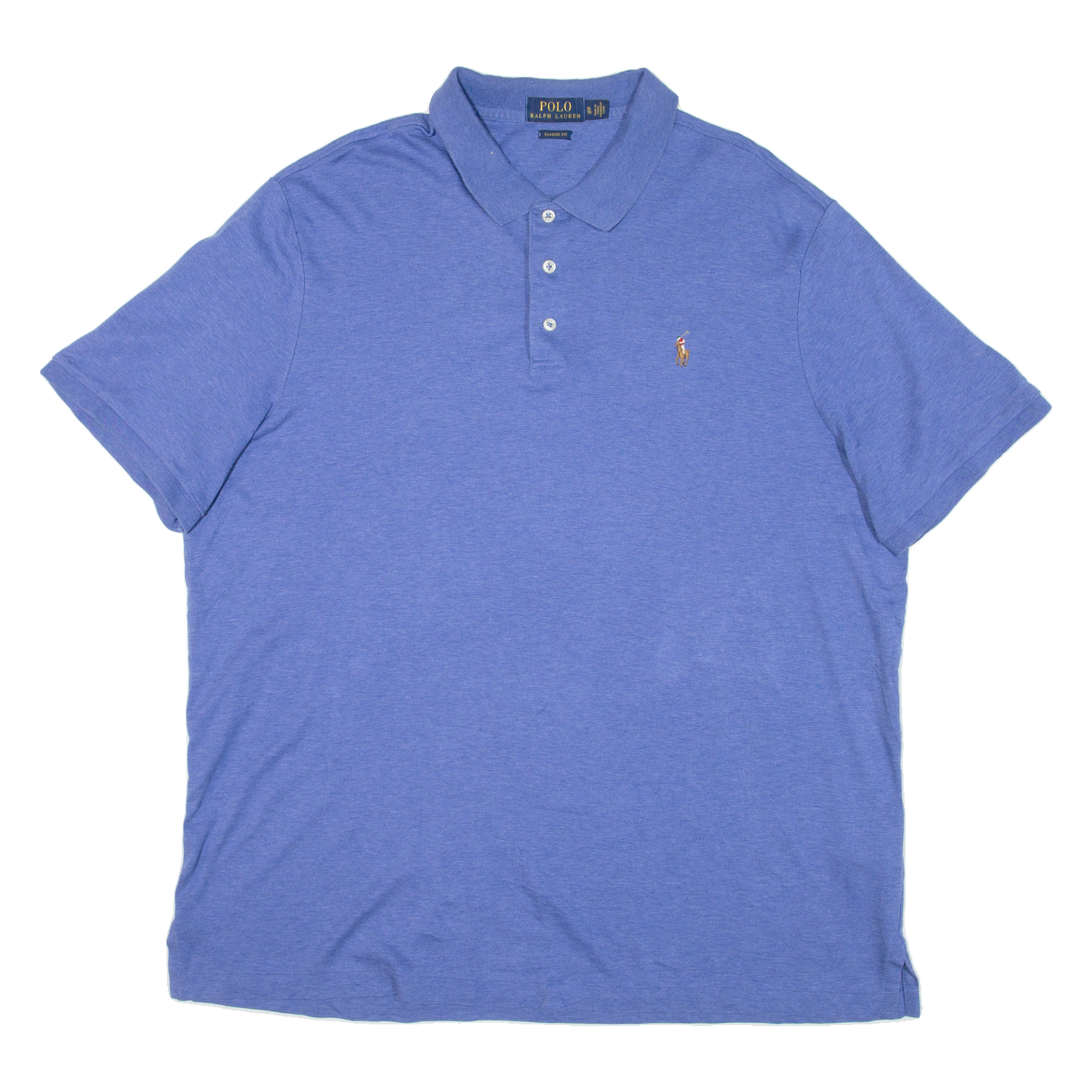 POLO RALPH LAUREN Mens Polo Shirt Blue XL Refurbished - N/A refurbished available on Cerqular
