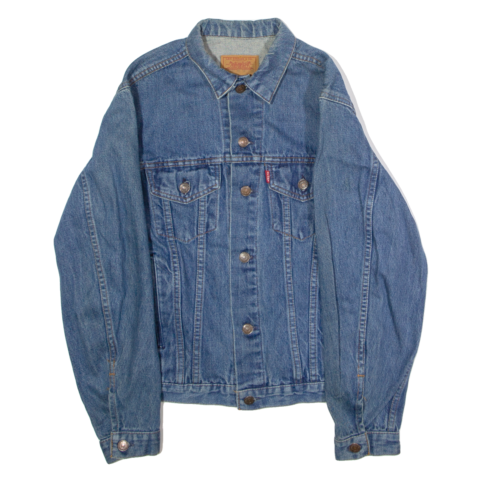LEVI'S Mens Denim Jacket Blue S Refurbished - N/A refurbished available on Cerqular