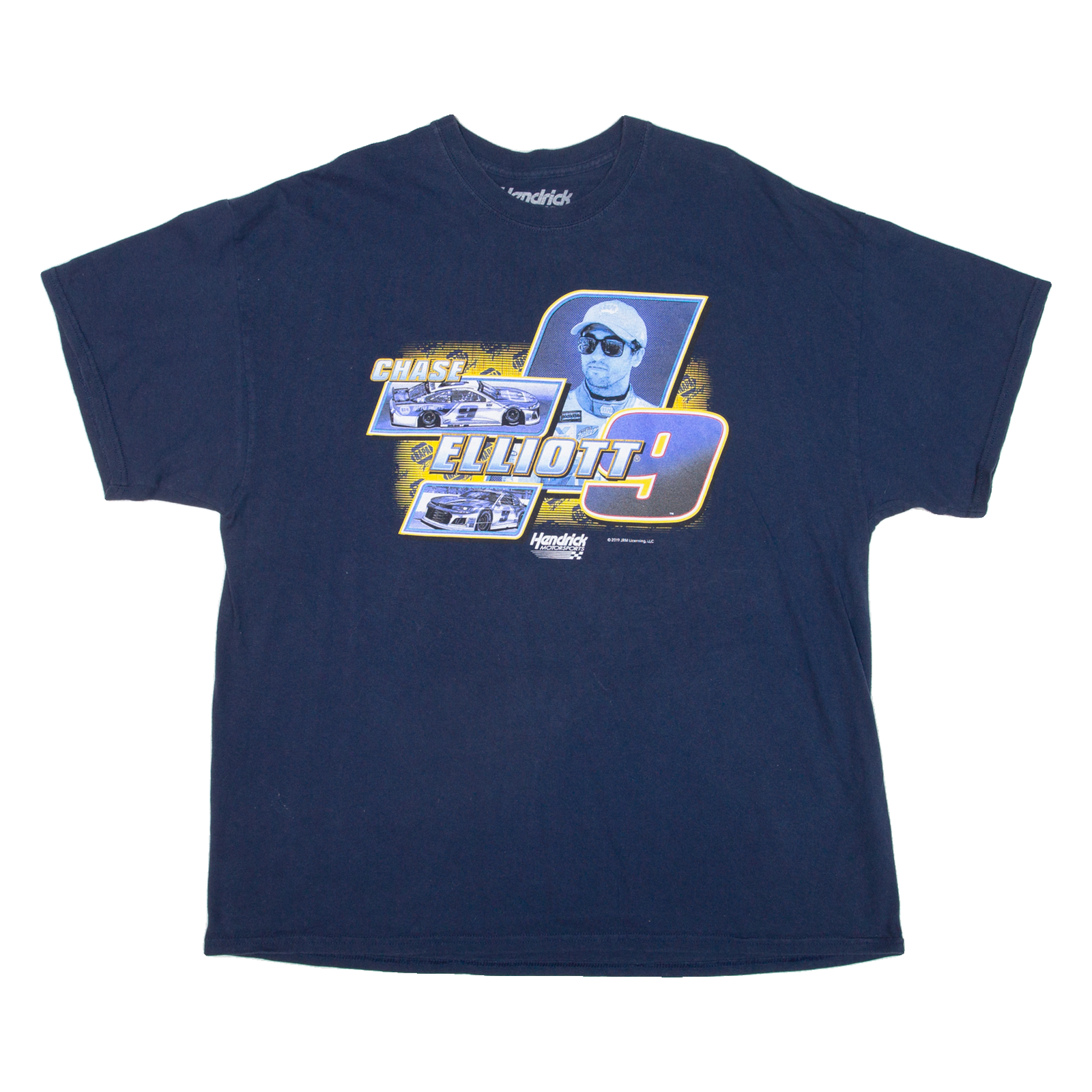 HENDRICK MOTORSPORTS Chase Elliott Mens T-Shirt Blue USA 2XL Refurbished - N/A refurbished available on Cerqular