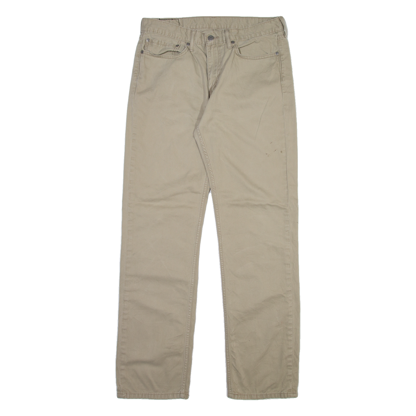 LEVI'S 514 Mens Trousers Beige Slim Straight W34 L34 Refurbished - N/A refurbished available on Cerqular