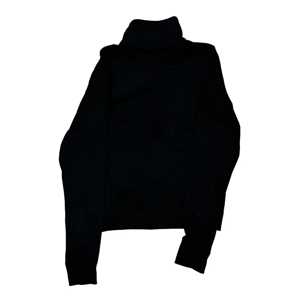 Buy Nike Track Jacket - Medium Black Polyester Refurbished - $50.91 Nike Track Jacket - Medium Black Polyester Refurbished - Thrifted (note: this is a term often used to describe second- refurbished available on Cerqular