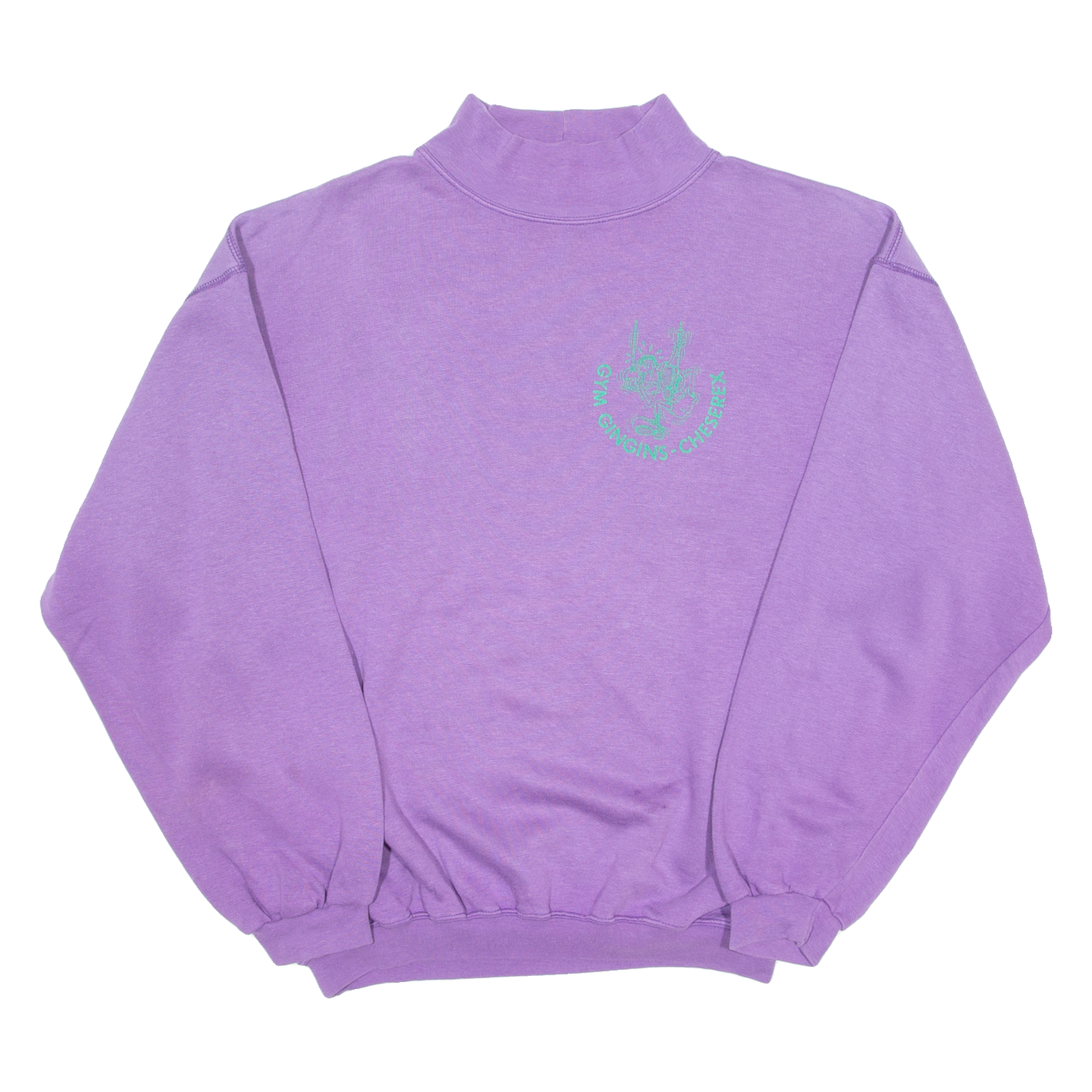 IPSO Gym Womens Sweatshirt Purple High Neck ONE SIZE Refurbished - N/A refurbished available on Cerqular