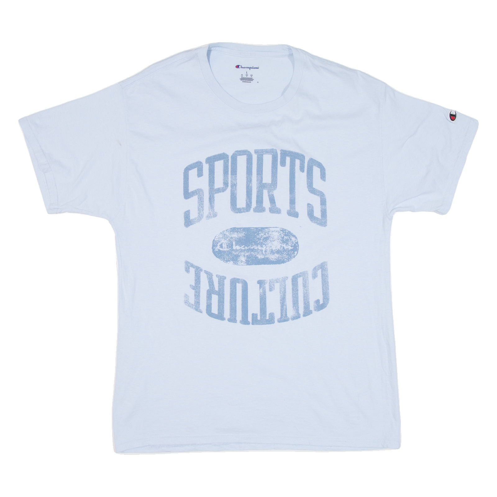 Buy CHAMPION Sports Culture Mens T-Shirt Blue L Refurbished - $15.59 CHAMPION Sports Culture Mens T-Shirt Blue L Refurbished - N/A refurbished available on Cerqular