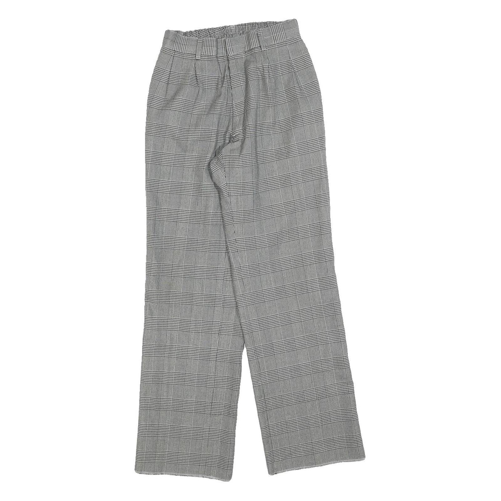 Buy Womens Relaxed Grey Checked Trousers W22 L27 Zip Pattern Straight Leg Refurbished - $23.39 Womens Relaxed Grey Checked Trousers W22 L27 Zip Pattern Straight Leg Refurbished - N/A refurbished available on Cerqular