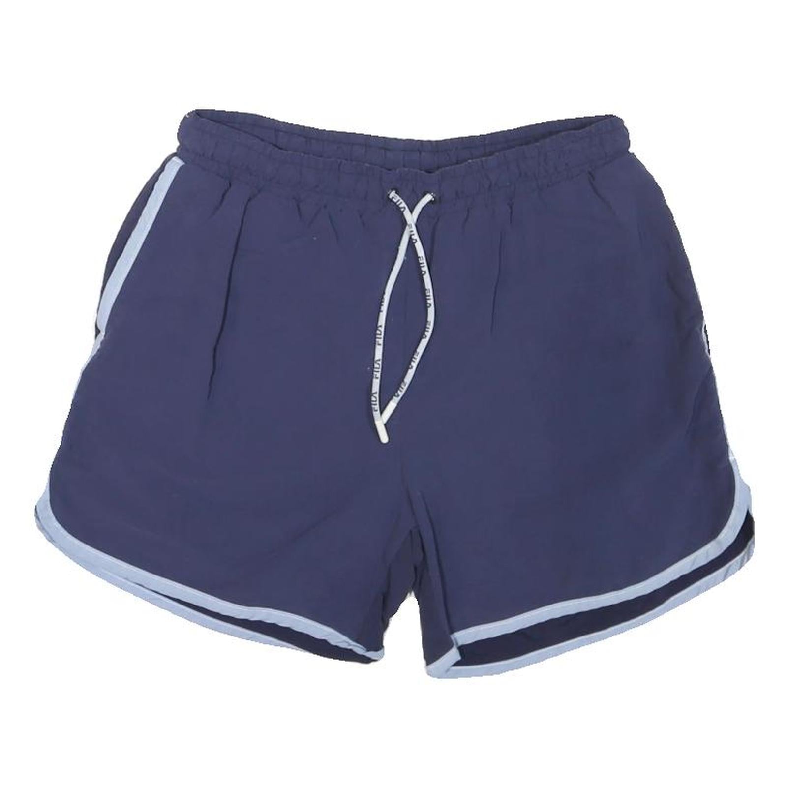 FILA Mens Shorts Navy Blue Casual S W26 Drawstring Lightweight Refurbished - N/A refurbished available on Cerqular