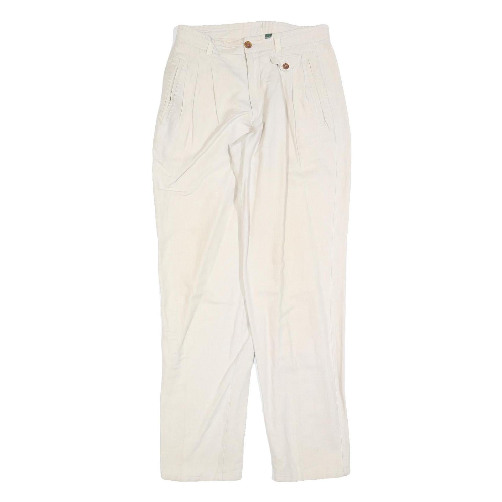 Buy SPENGLER Womens Linen Blend Cream Regular Leg Trousers W30 L34 Classic Zip Refurbished - $23.39 SPENGLER Womens Linen Blend Cream Regular Leg Trousers W30 L34 Classic Zip Refurbished - N/A refurbished available on Cerqular