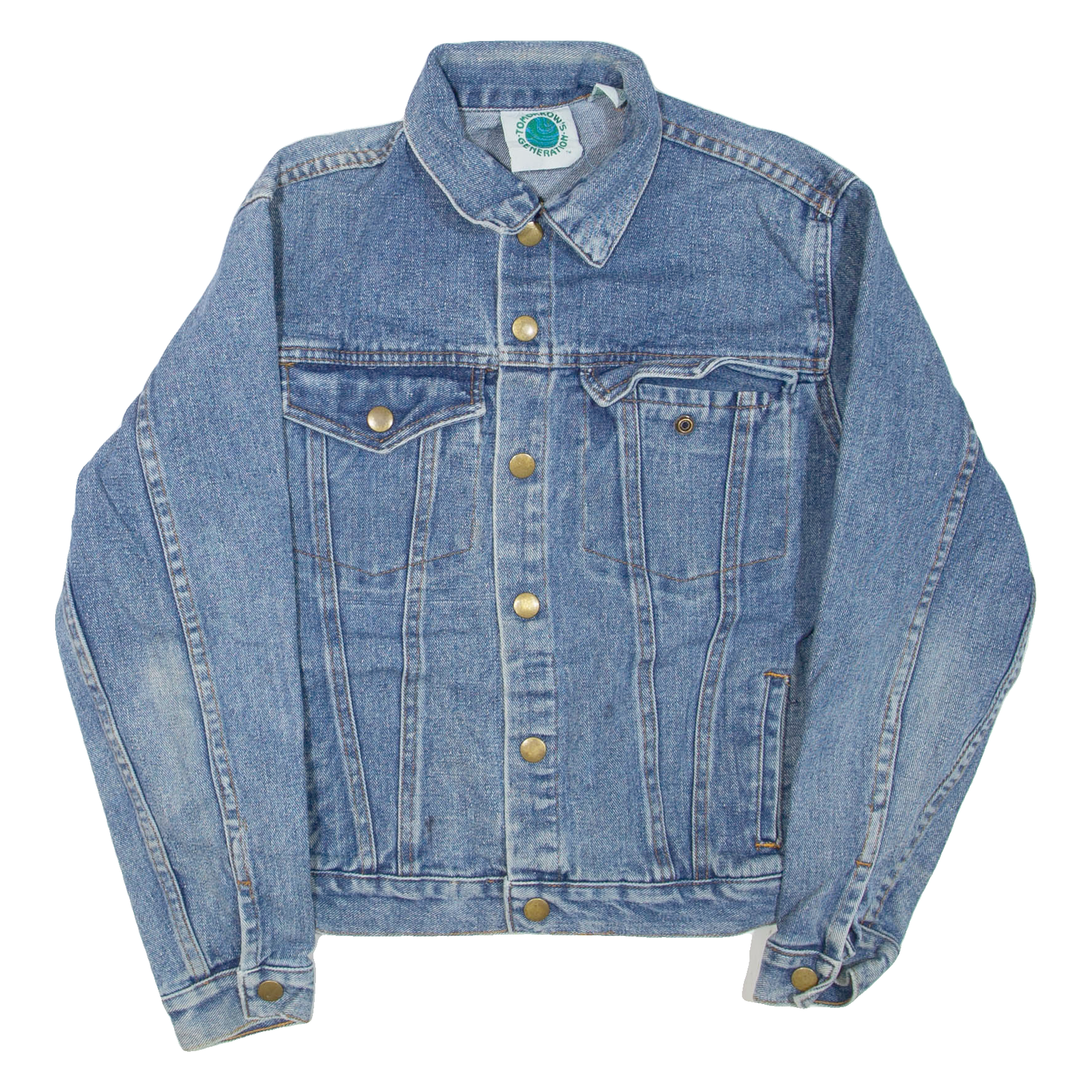 TOMORROW'S GENERATION Mens Denim Jacket Blue M Refurbished - N/A refurbished available on Cerqular