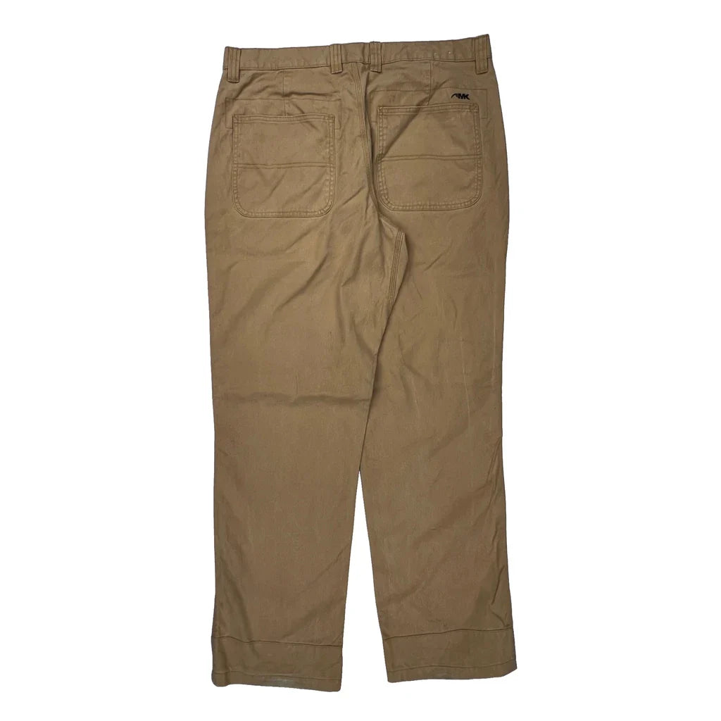 Unbranded Chinos - 36W 30L Beige Cotton Refurbished - Thrifted (note: this is a term often used to describe second- refurbished available on Cerqular