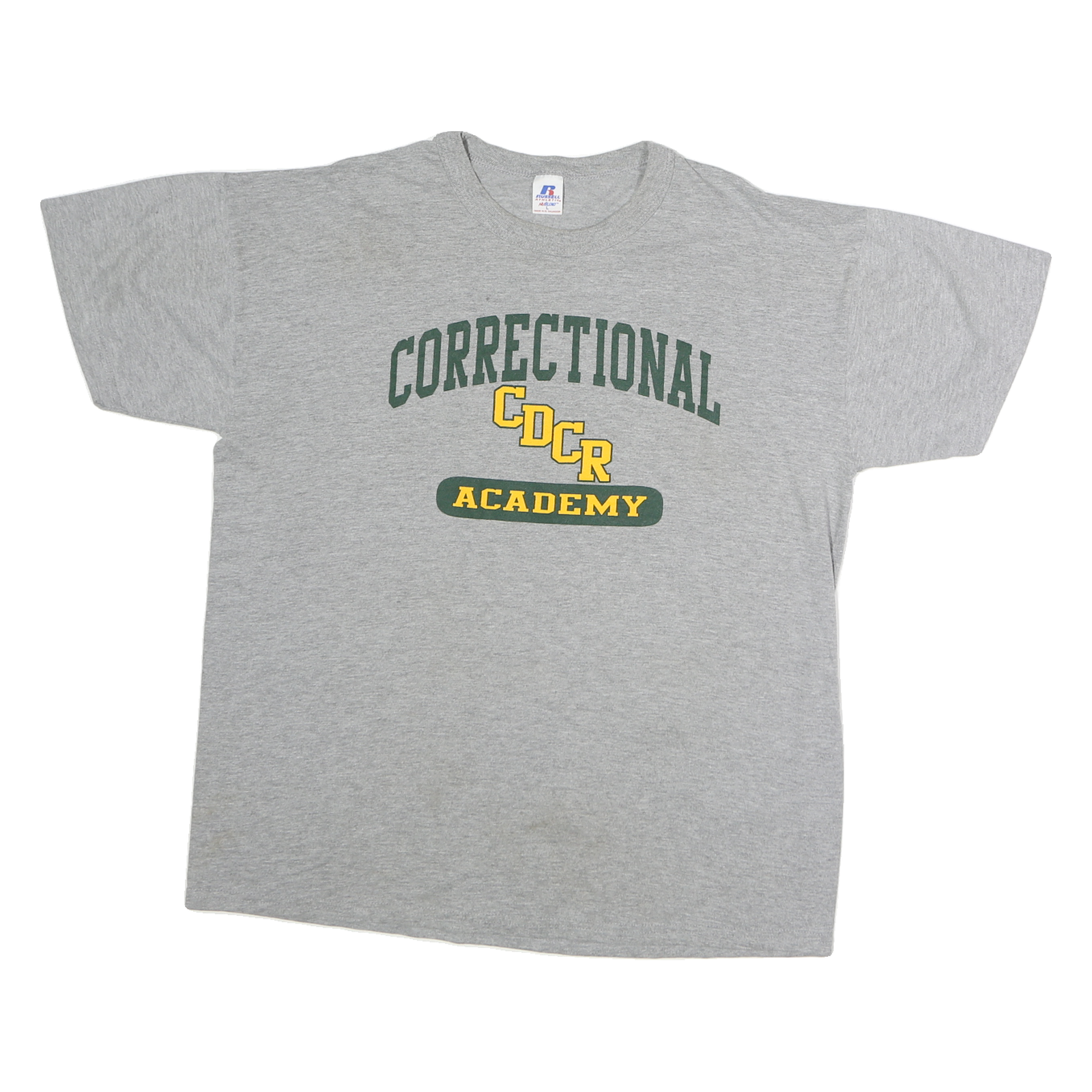 Buy RUSSELL ATHLETIC Mens Grey Correctional CDCR Academy Graphic T-Shirt M Short Refurbished - $14.29 RUSSELL ATHLETIC Mens Grey Correctional CDCR Academy Graphic T-Shirt M Short Refurbished - N/A refurbished available on Cerqular