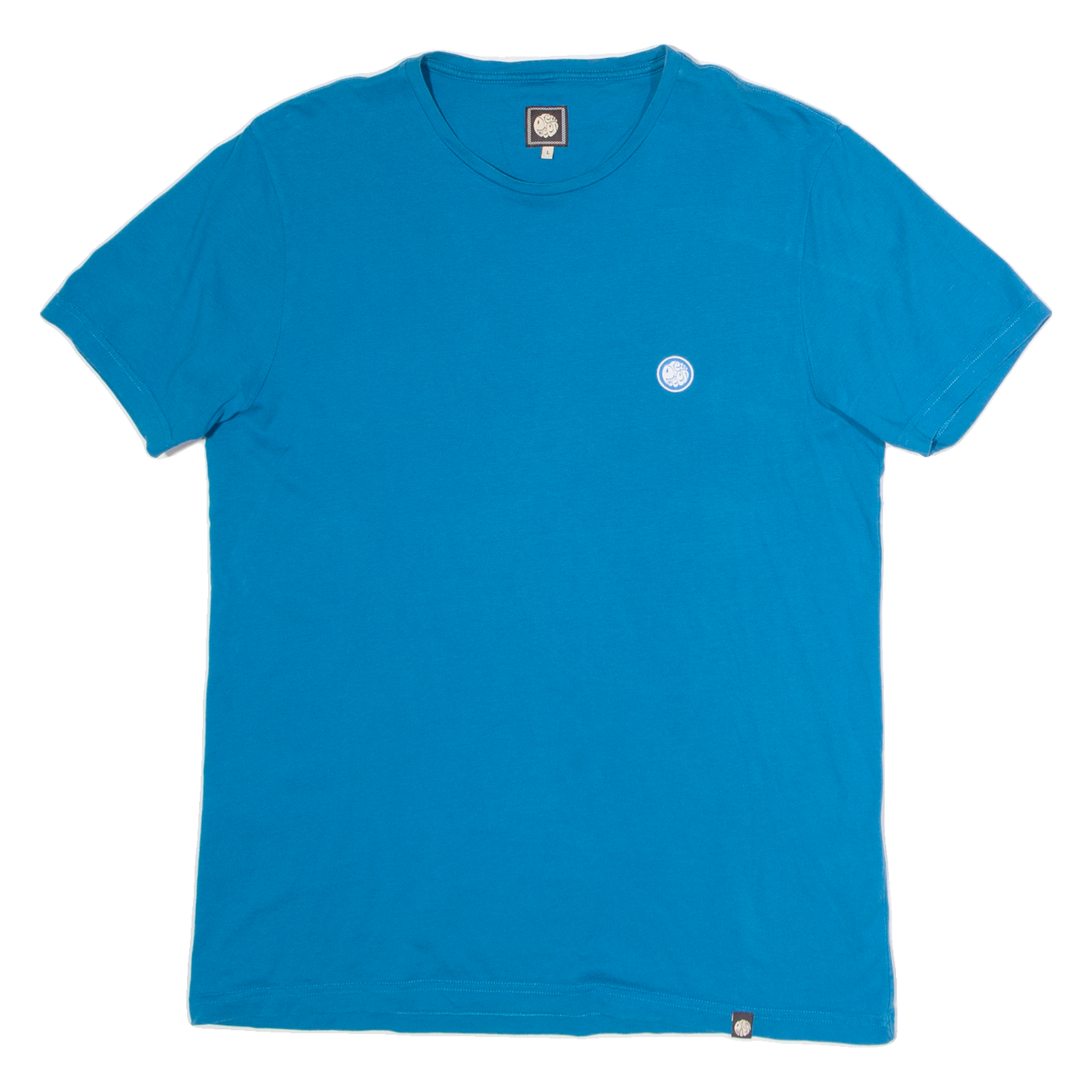 PRETTY GREEN Womens T-Shirt Blue L Refurbished - N/A refurbished available on Cerqular