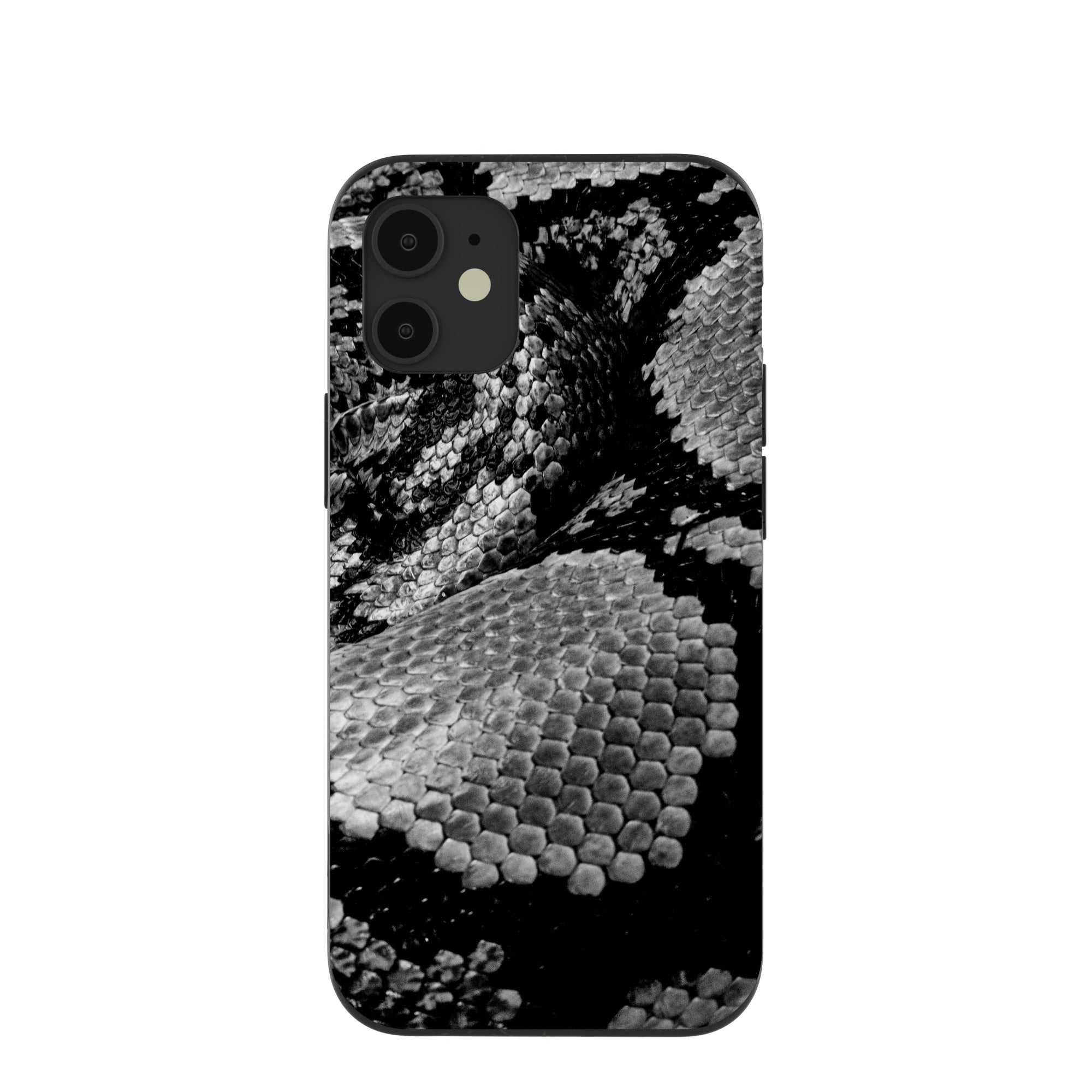 Black Snake Scale iPhone 12 Mini Case Refurbished - Pela Case refurbished available on Cerqular