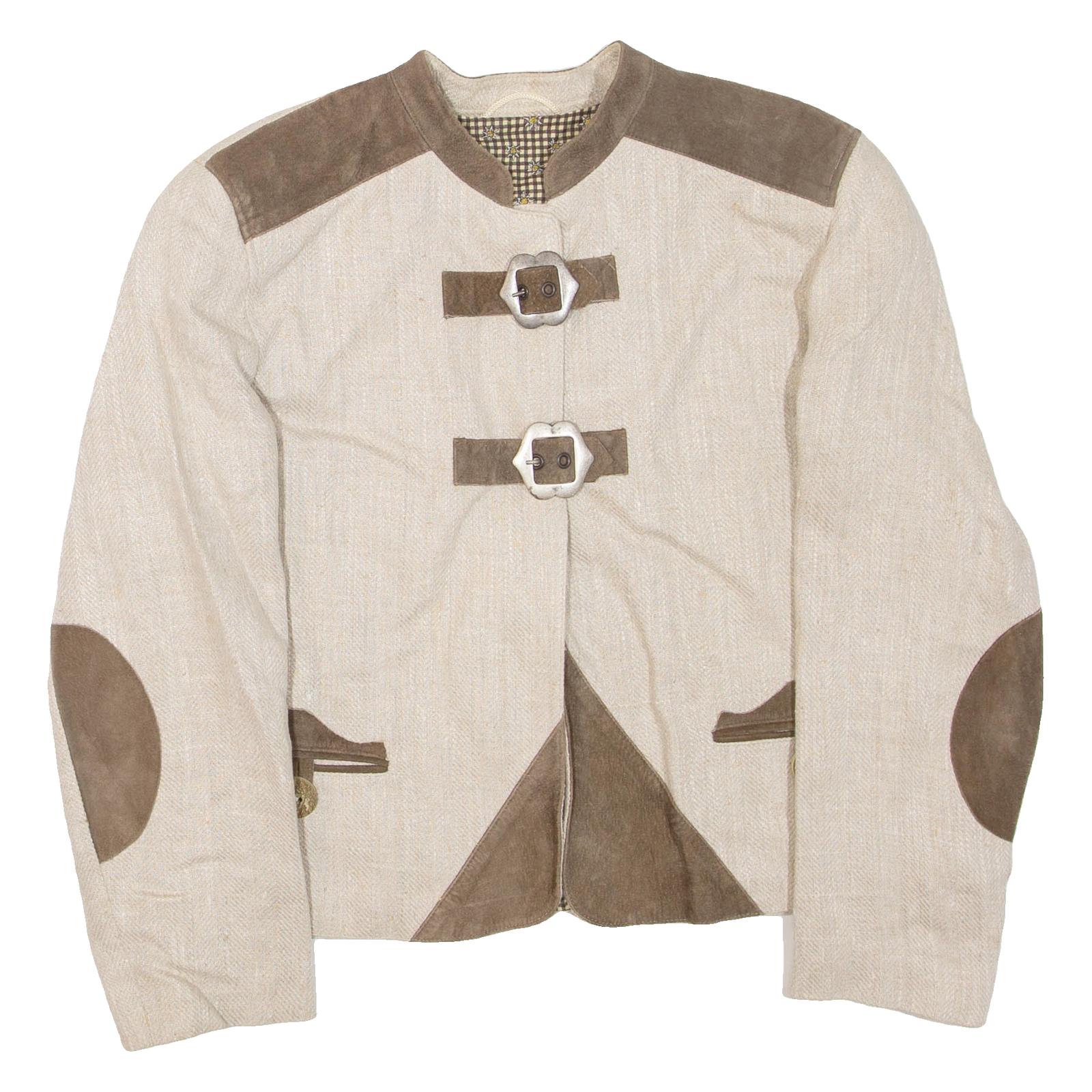 Womens Jacket Beige Linen L Refurbished - N/A refurbished available on Cerqular