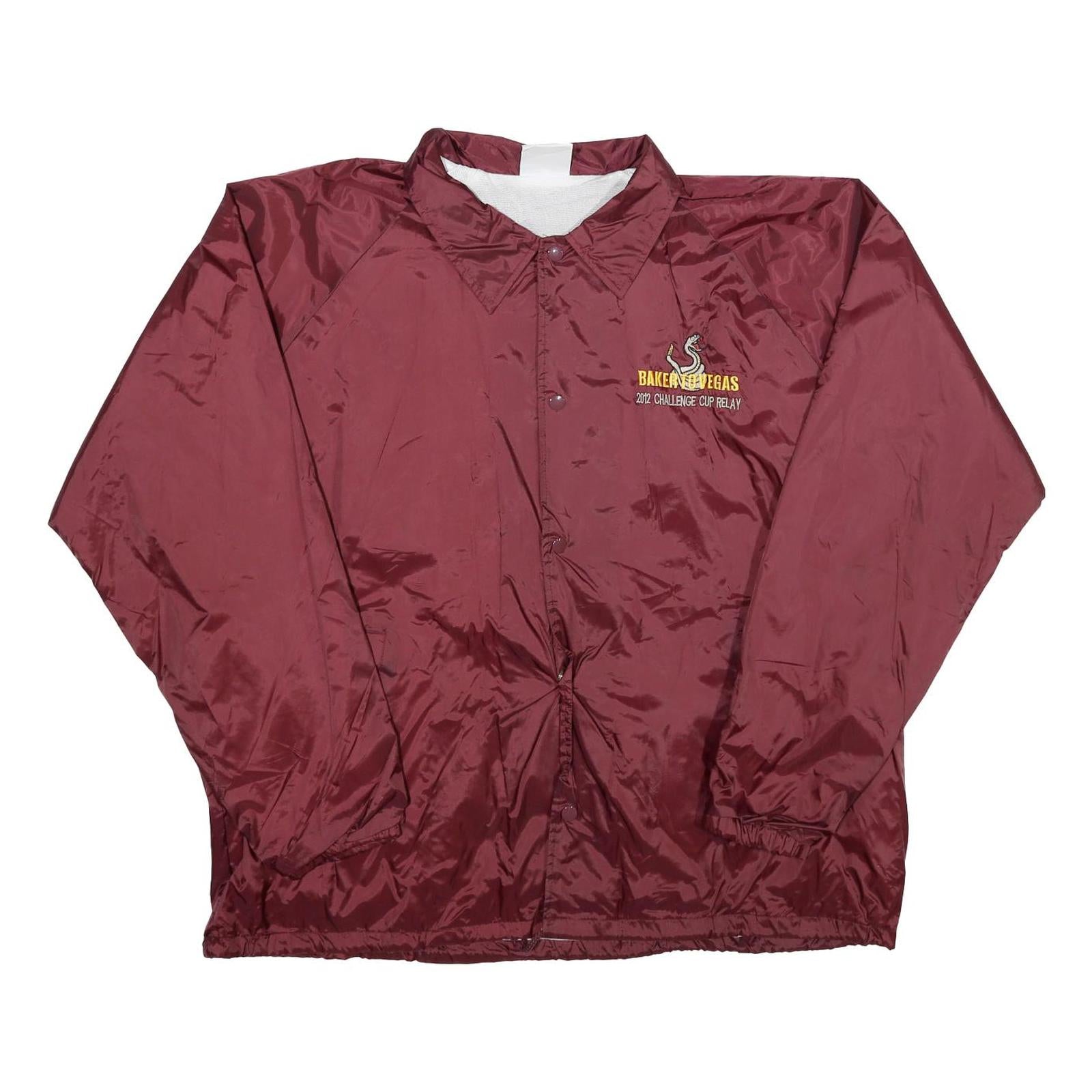 AUGUSTA SPORTSWEAR Mens Maroon Button Jacket 2XL Nylon Plain 2012 Challenge Cup Refurbished - N/A refurbished available on Cerqular