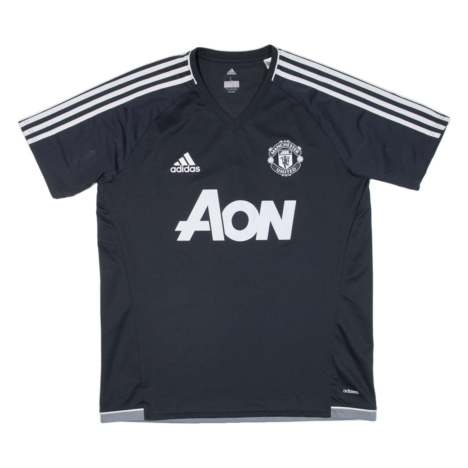 Buy ADIDAS Manchester United Mens Football Shirt Jersey Grey V-Neck L Refurbished - $50.69 ADIDAS Manchester United Mens Football Shirt Jersey Grey V-Neck L Refurbished - N/A refurbished available on Cerqular