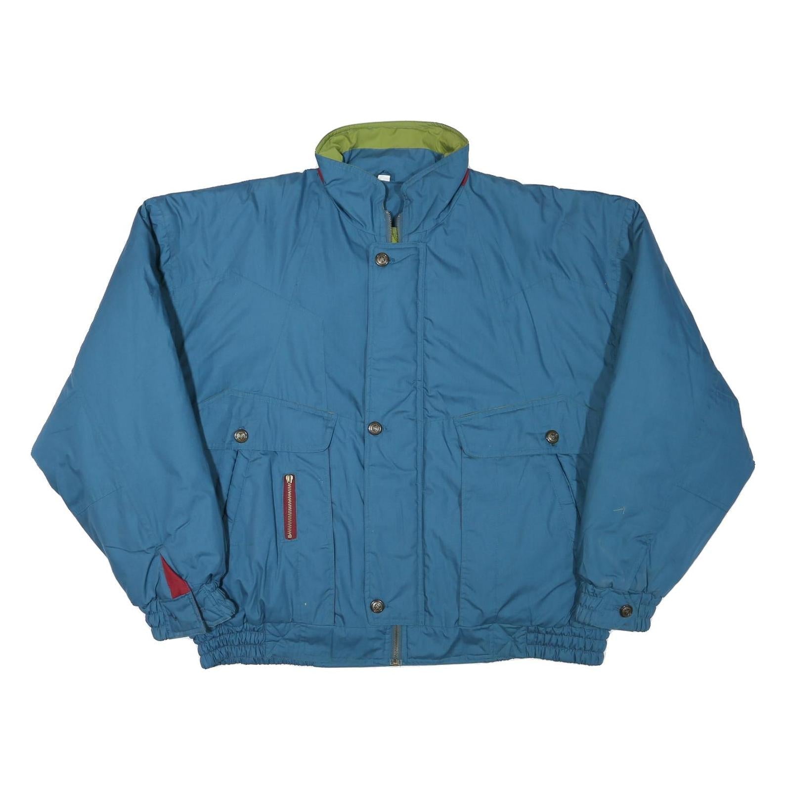 Mens Blue Jacket XL Polyester Blend Regular Fit Zip Closure Lightweight Workwear Refurbished - N/A refurbished available on Cerqular