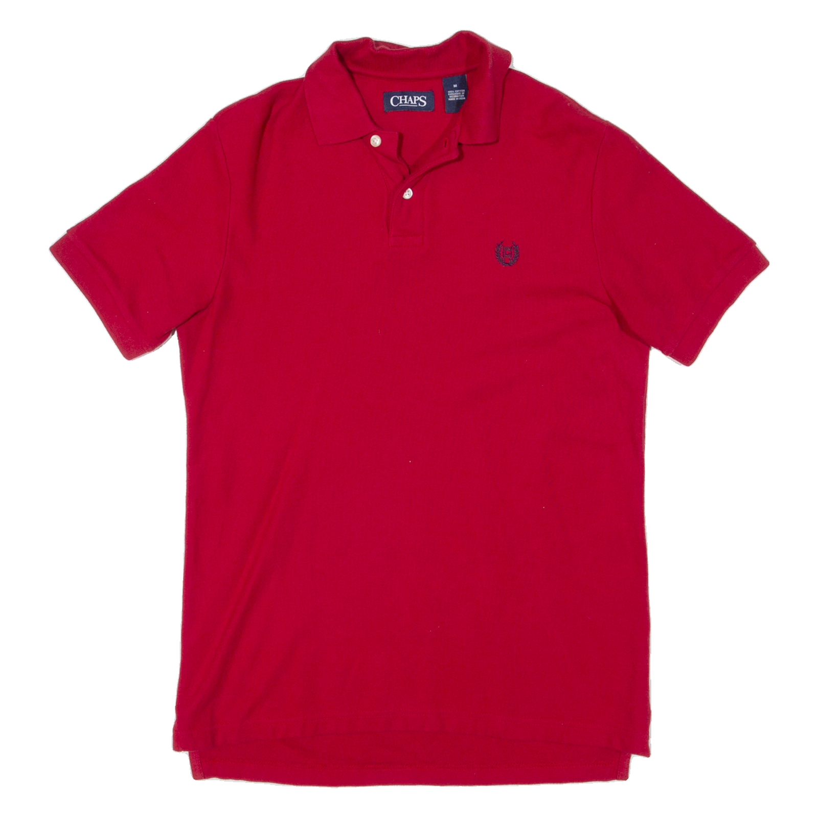 CHAPS Mens Polo Shirt Red M Refurbished - N/A refurbished available on Cerqular