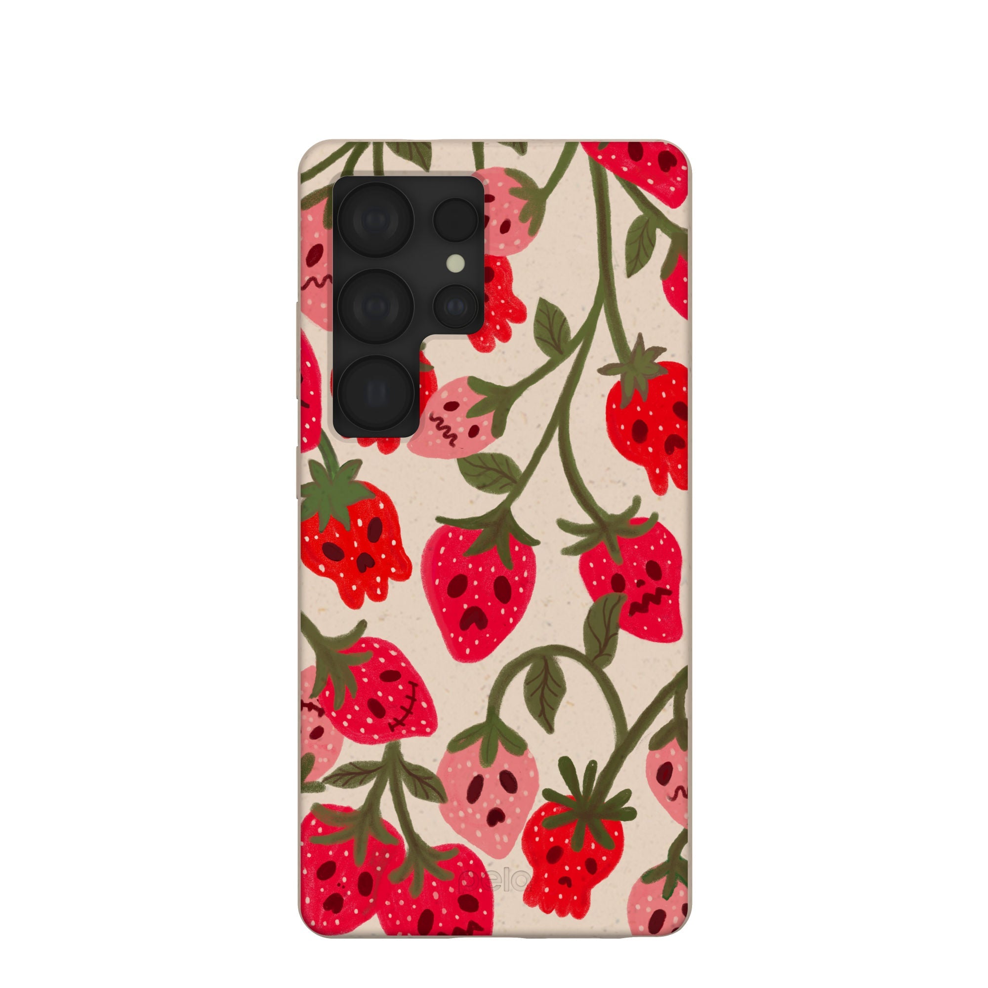 Seashell Strawboories Samsung Galaxy S25 Ultra Case Refurbished - Pela Case refurbished available on Cerqular