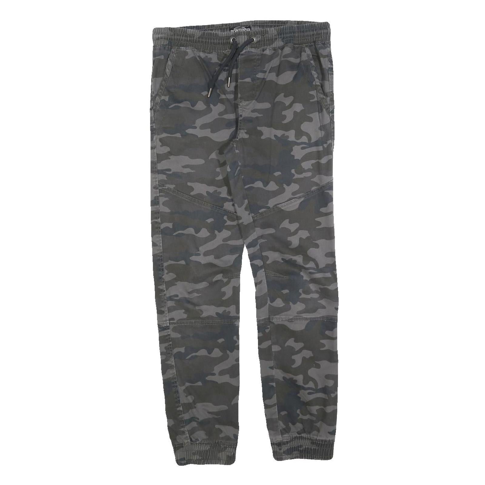 SKATE NATION Mens Cotton Blend Camouflage Slim Drawstring Trousers W30 L30 Refurbished - N/A refurbished available on Cerqular