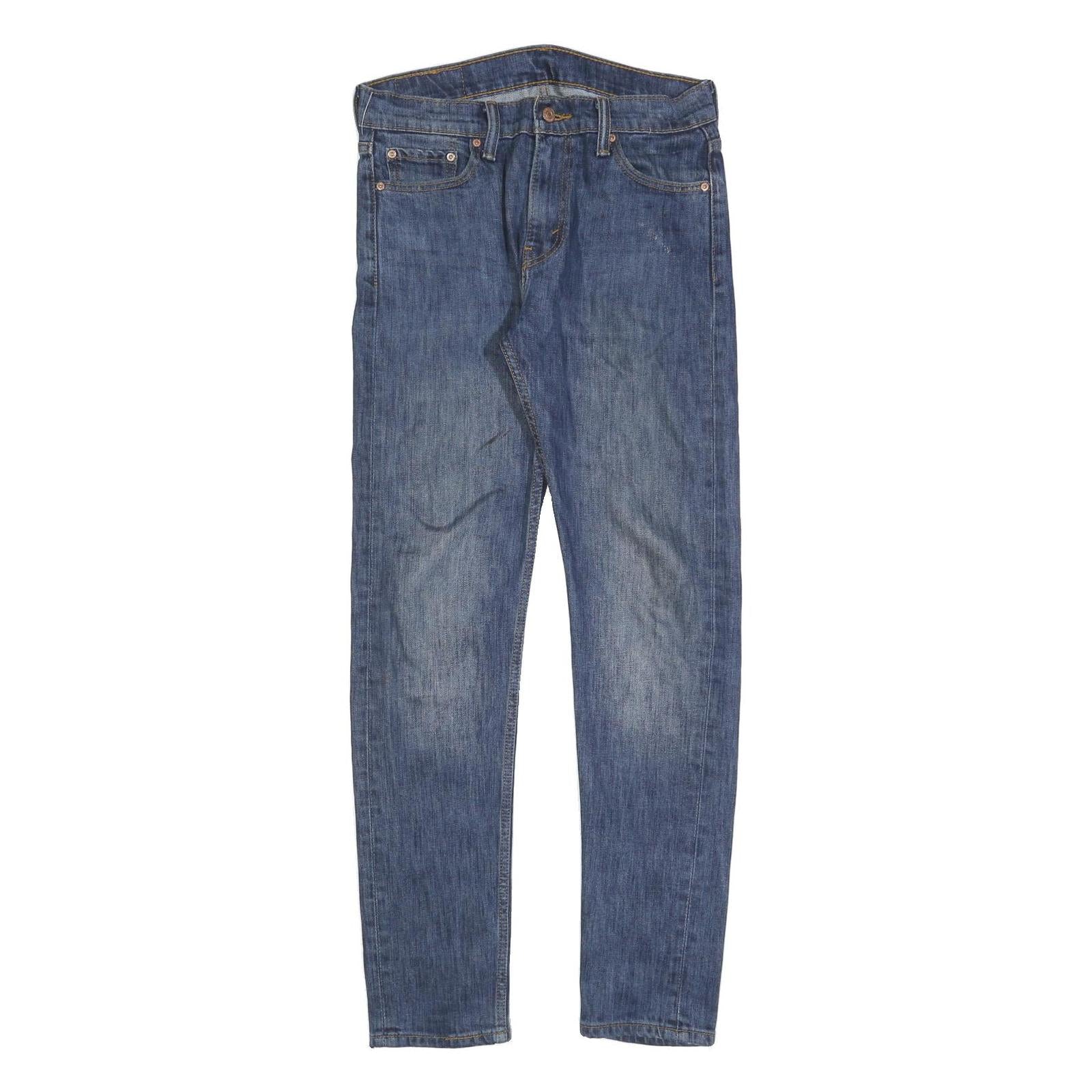 LEVI'S 510 Mens Jeans Blue Slim Skinny Denim Medium W30 L32 Cotton Blend Zip Refurbished - N/A refurbished available on Cerqular