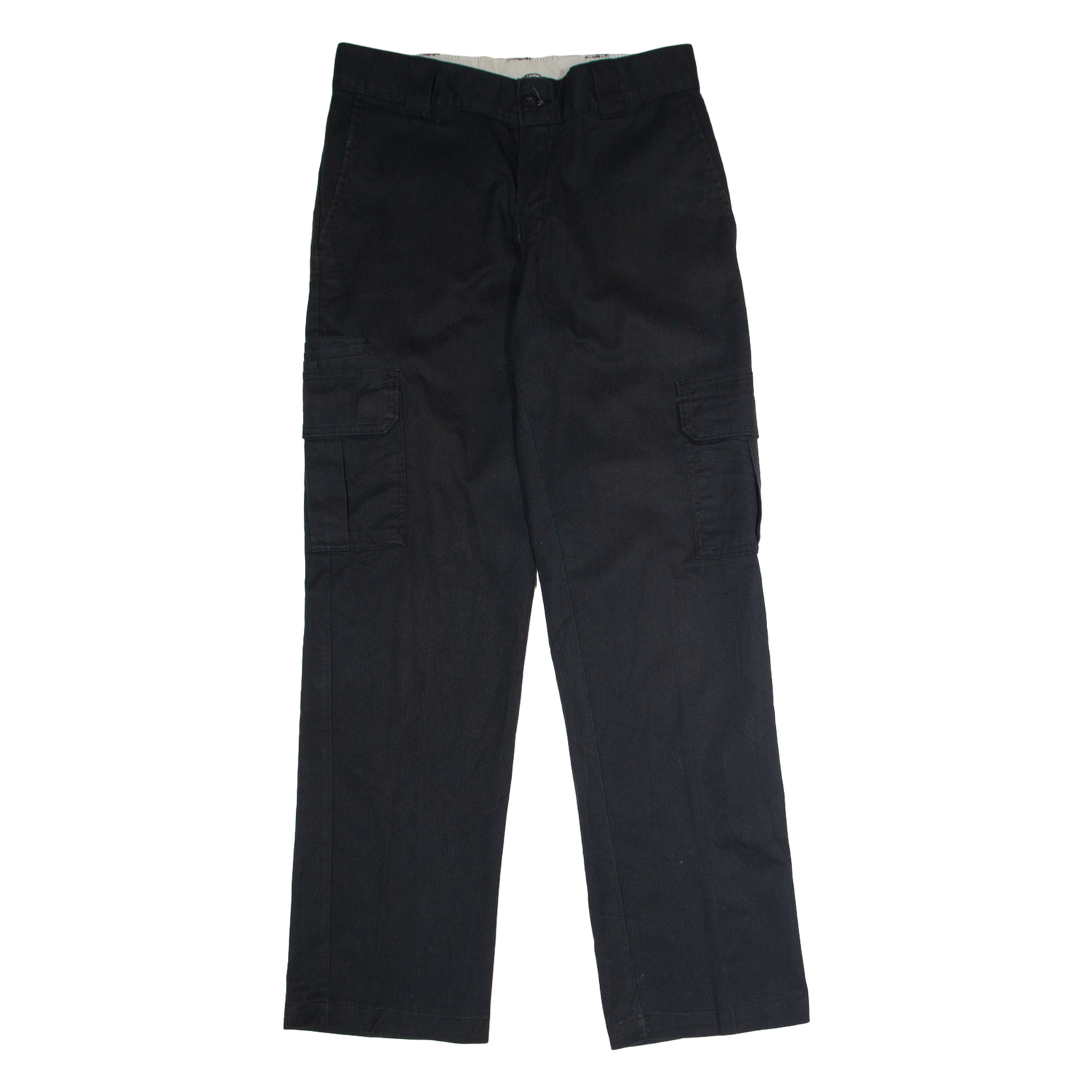 DICKIES Flex Workwear Cargo Mens Trousers Black Regular Straight W30 L32 Refurbished - N/A refurbished available on Cerqular