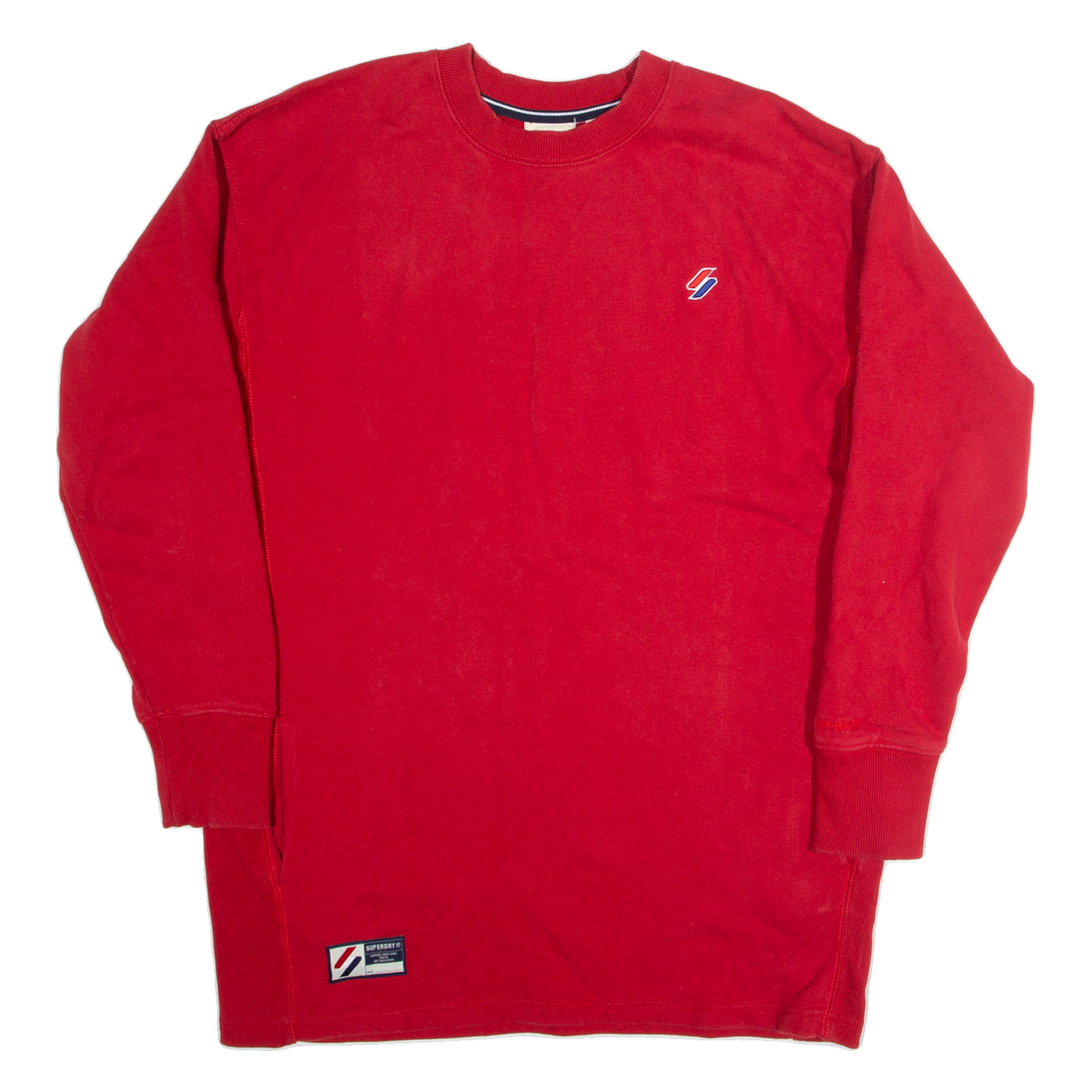 SUPERDRY Mens Sweatshirt Red XS Refurbished - N/A refurbished available on Cerqular