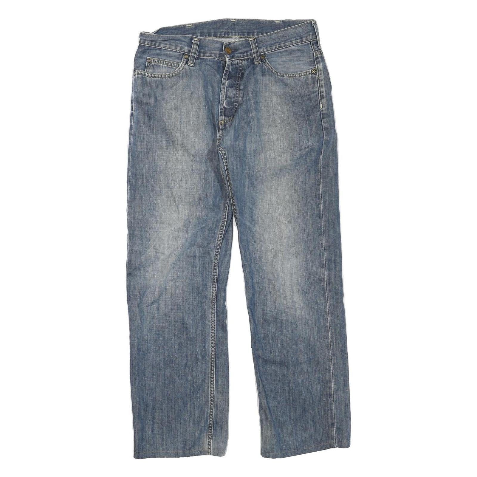 CARHARTT Womens Jeans Blue Regular Straight Denim Medium W30 L28 Casual Wear Refurbished - N/A refurbished available on Cerqular