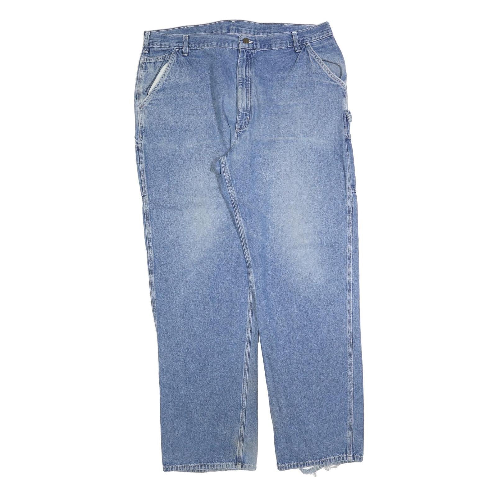 Buy CARHARTT Mens Jeans Blue Relaxed Straight Denim Light W42 L36 Utility Workwear Refurbished - $62.39 CARHARTT Mens Jeans Blue Relaxed Straight Denim Light W42 L36 Utility Workwear Refurbished - N/A refurbished available on Cerqular