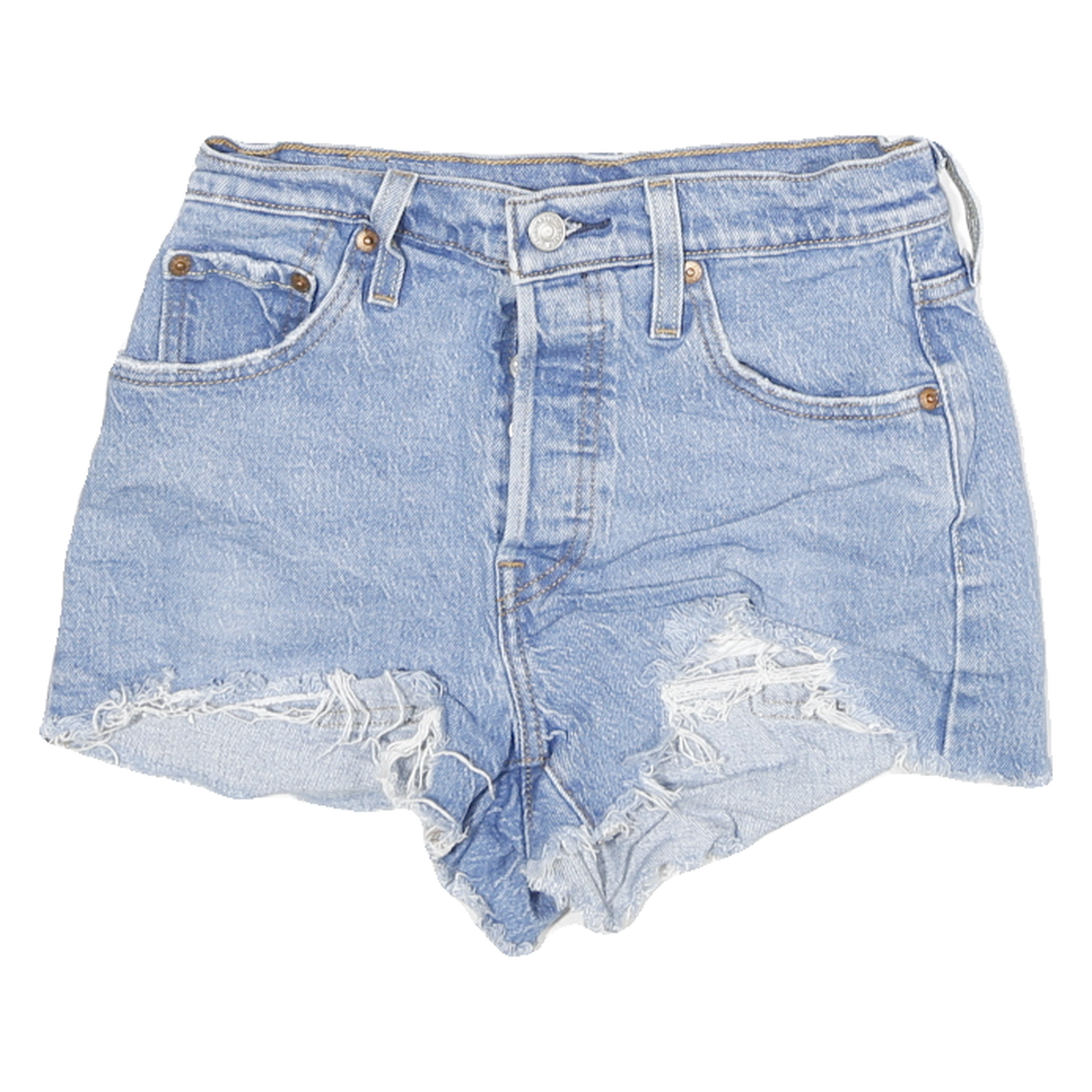 Buy LEVI'S Womens Shorts Blue Denim Cut-Off S W24 Raw Edge Distressed Casual Refurbished - $23.39 LEVI'S Womens Shorts Blue Denim Cut-Off S W24 Raw Edge Distressed Casual Refurbished - N/A refurbished available on Cerqular