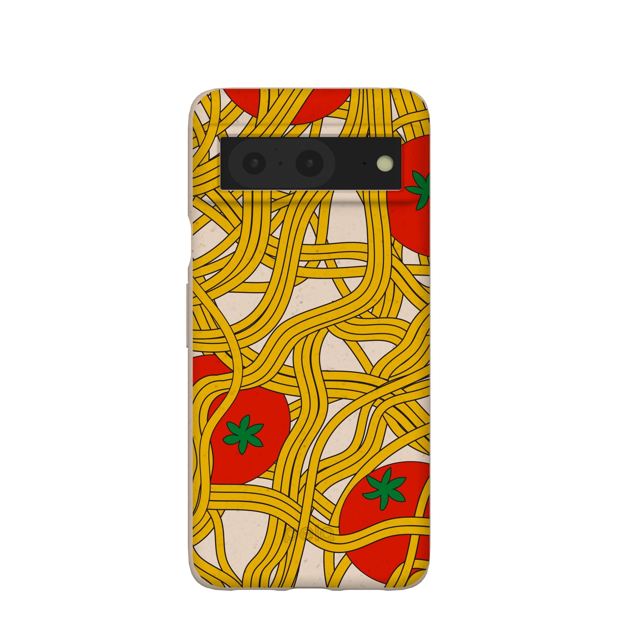 Seashell Spaghetti Splash Google Pixel 8 Case Refurbished - Pela Case refurbished available on Cerqular