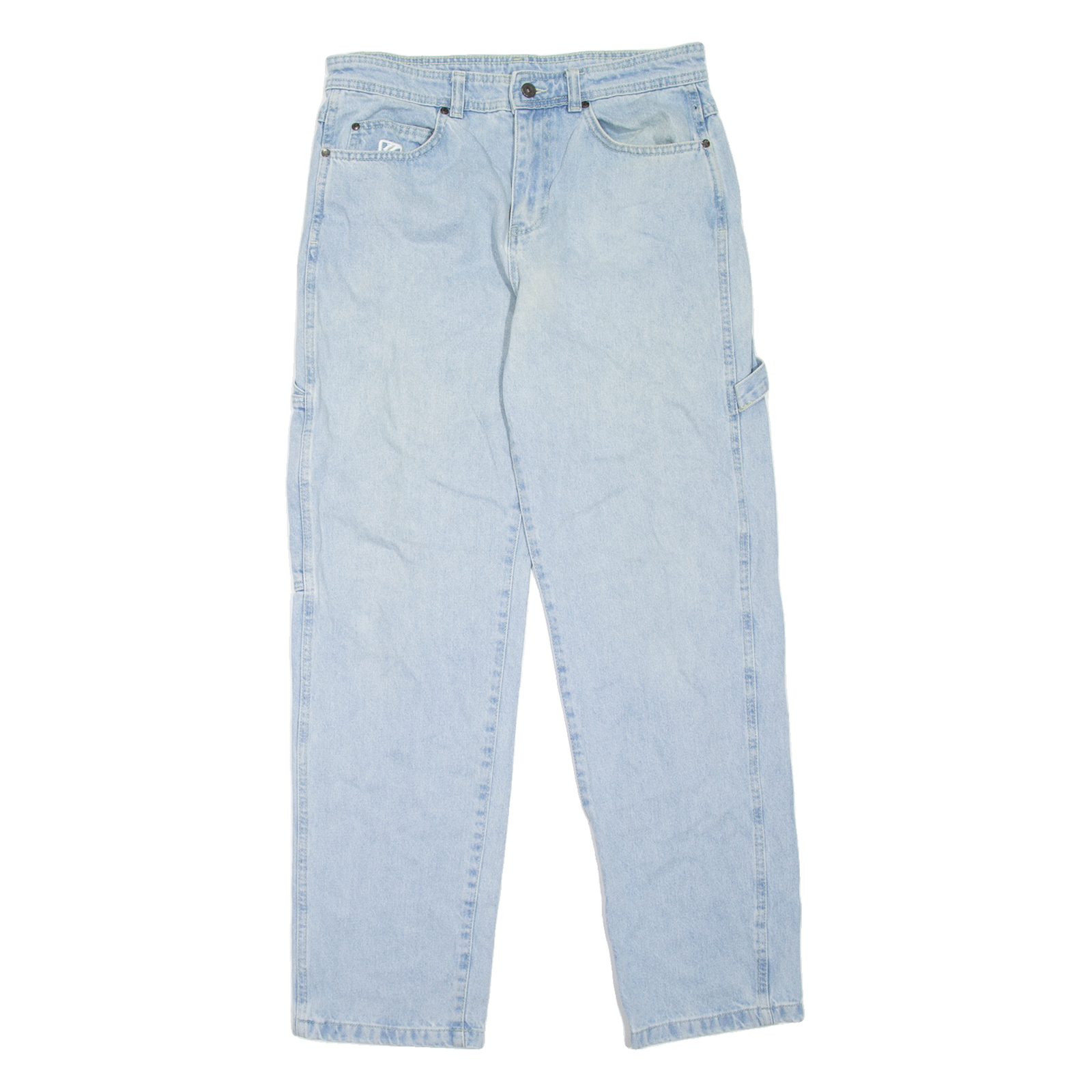 KARL KANI Carpenter Mens Jeans Blue Relaxed Tapered W32 L31 Refurbished - N/A refurbished available on Cerqular