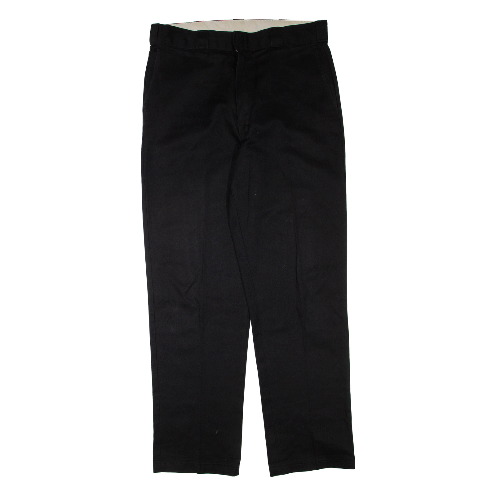 DICKIES Mens Trousers Black Regular Straight W36 L33 Refurbished - N/A refurbished available on Cerqular