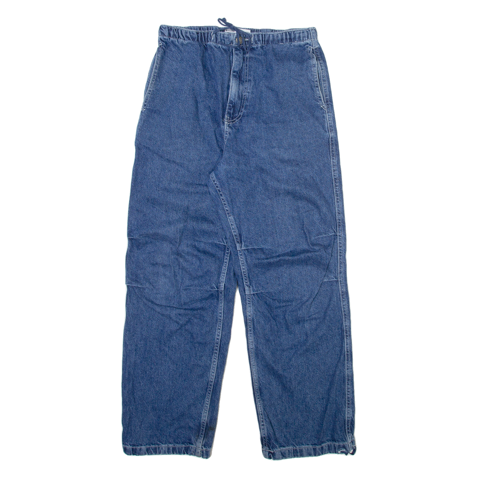 BERSHKA Womens Jeans Blue Relaxed Straight W28 L27 Refurbished - N/A refurbished available on Cerqular