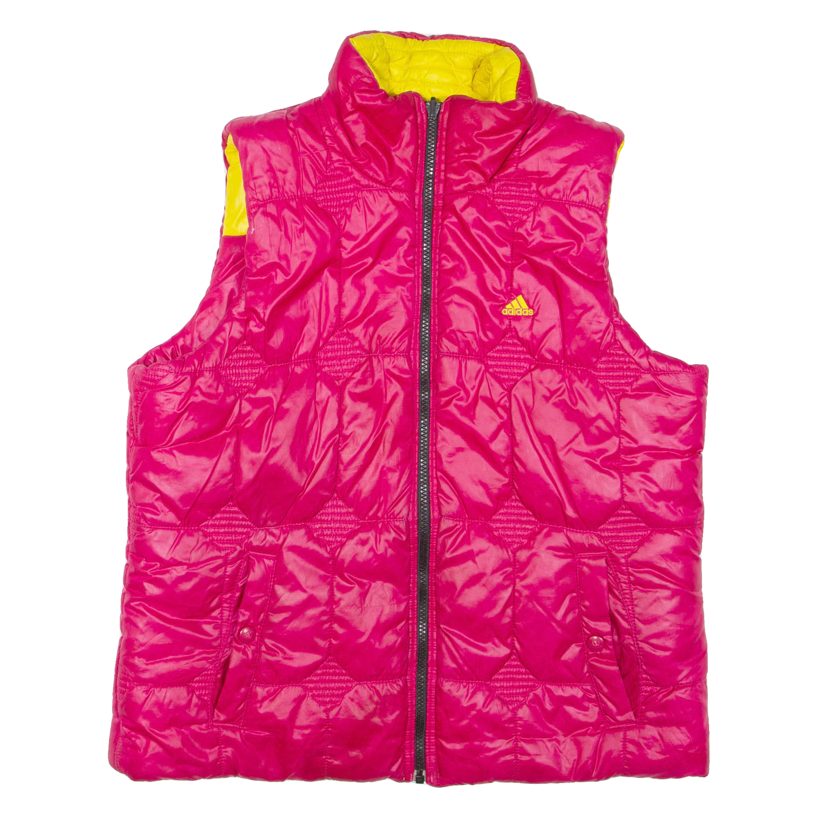 ADIDAS Reversible Womens Puffer Gilet Pink UK 18 Refurbished - N/A refurbished available on Cerqular